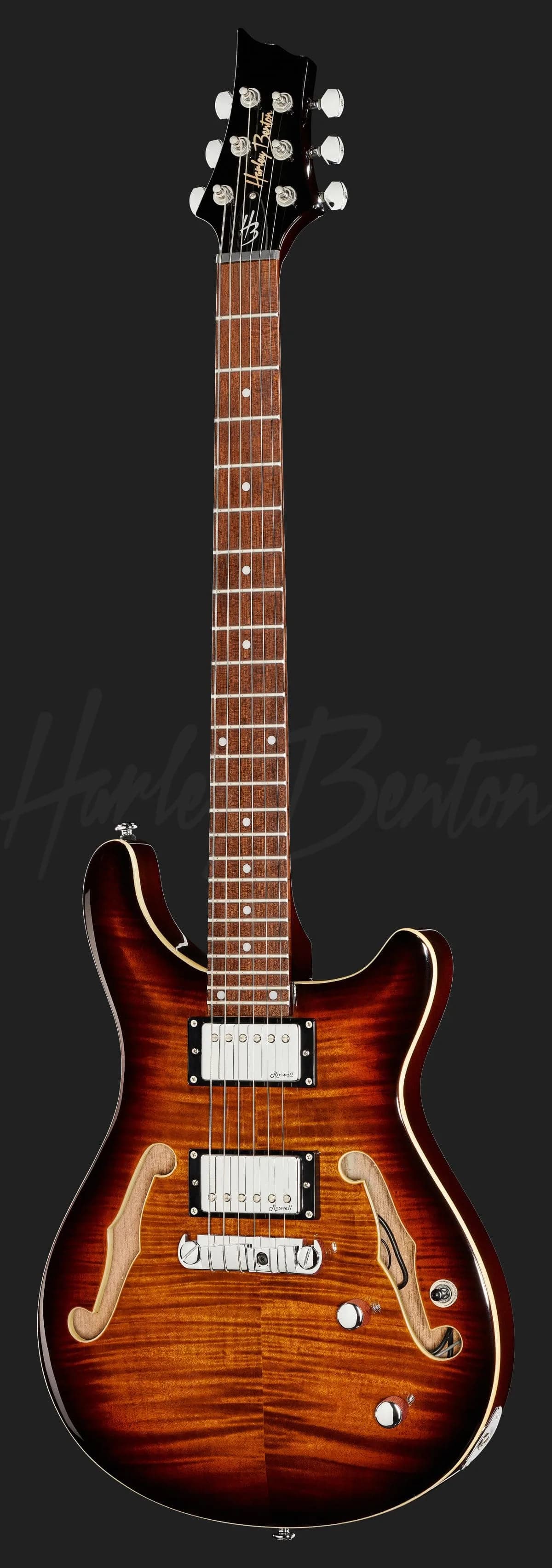 Harley Benton CST-24HB Tortoise Flame — photo 2