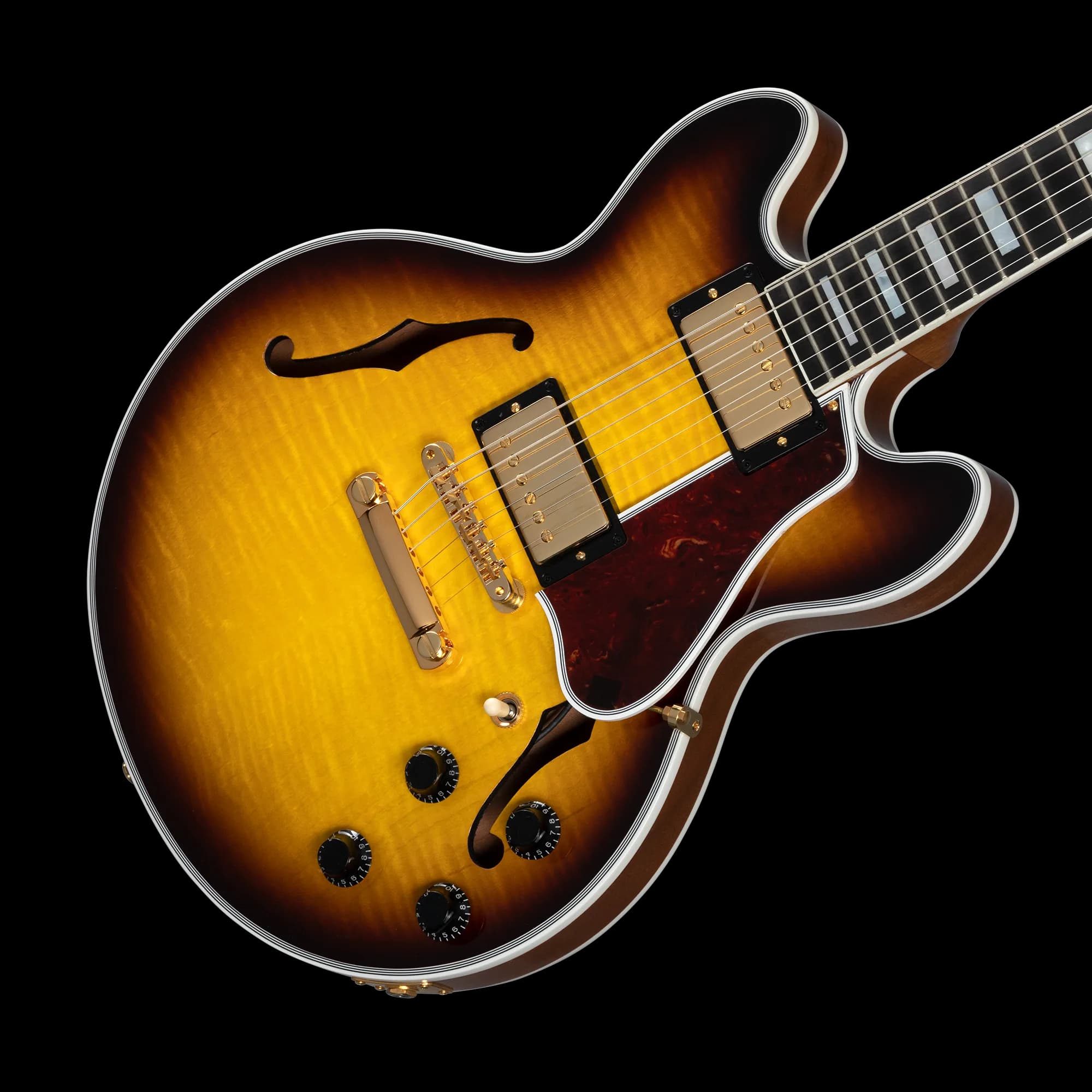 Gibson CS-356 Figured Top, Vintage Sunburst — photo 8