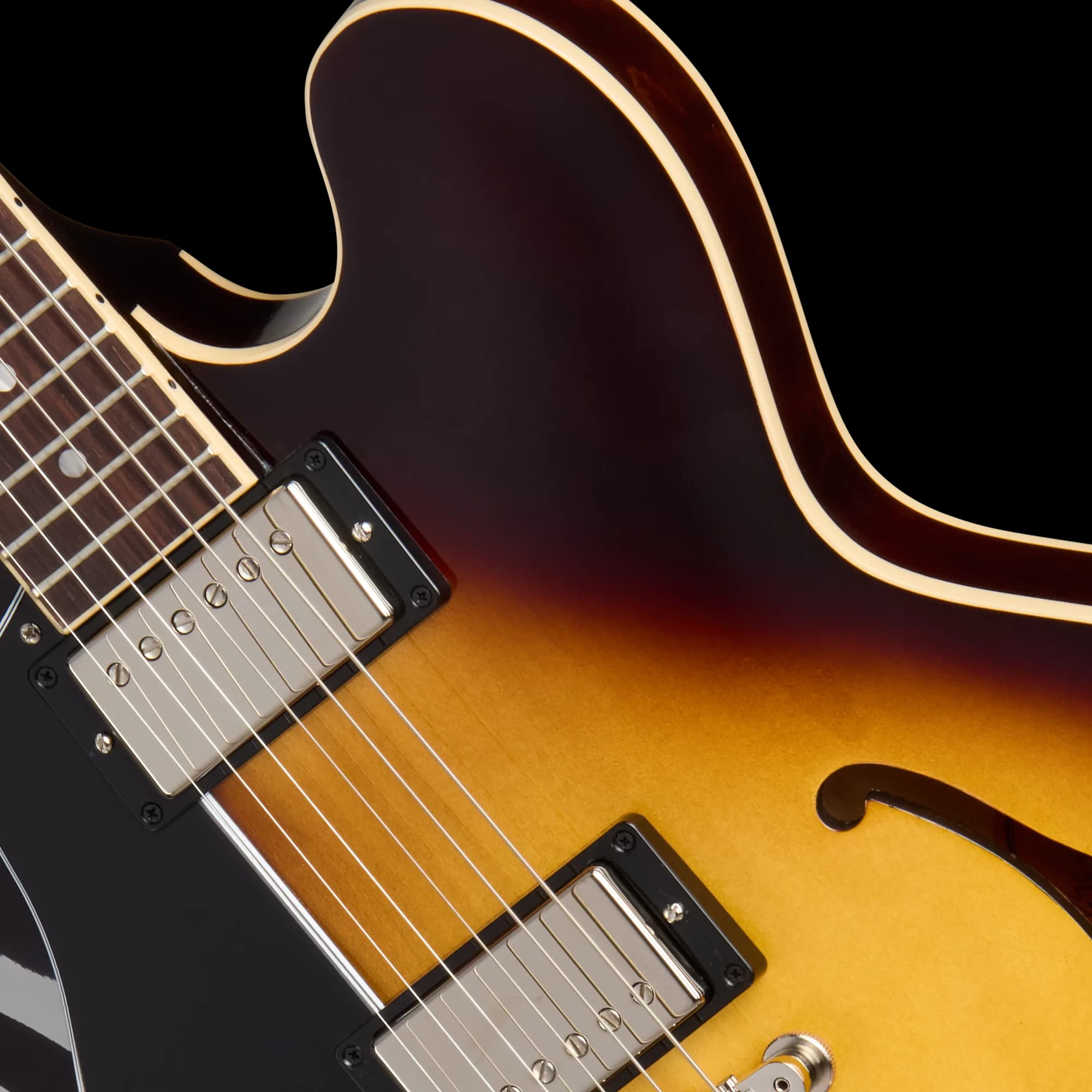 Gibson ES-335, Left-Handed, Vintage Burst — photo 7