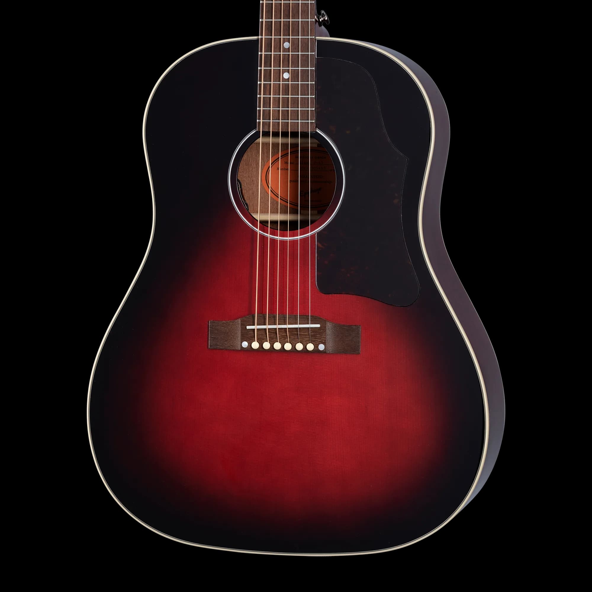 Epiphone Slash J-45, Vermillion Burst