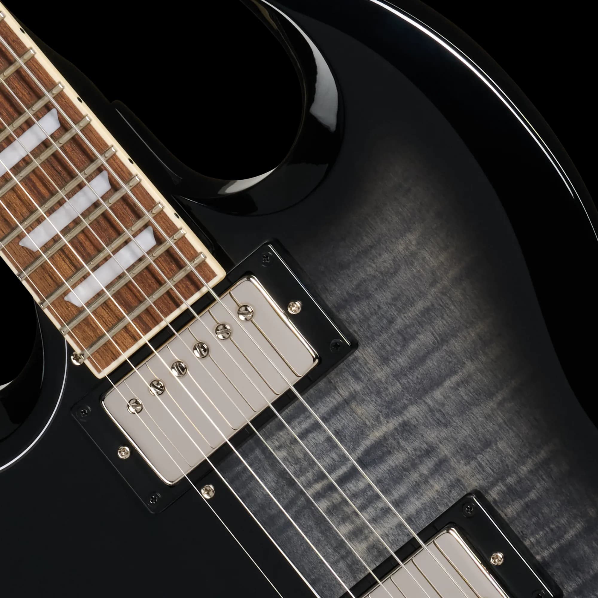 Epiphone SG Tribute Plus, Left-Handed, Ebony Burst — photo 7