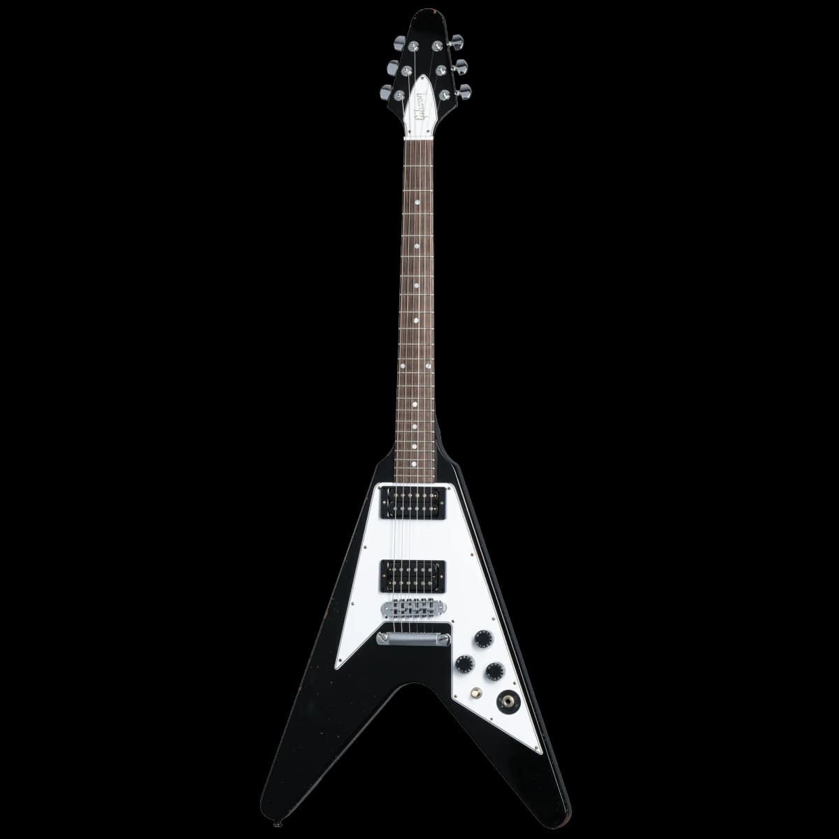 Gibson Kirk Hammett 1979 Flying V, Ebony — photo 3