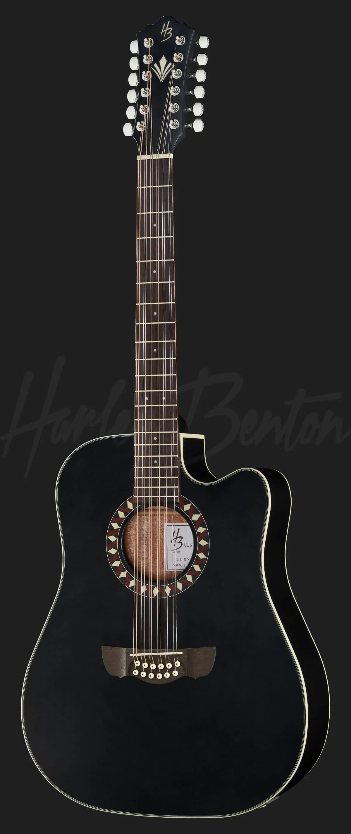 Harley Benton CLD-10SCE-12 BK — photo 2