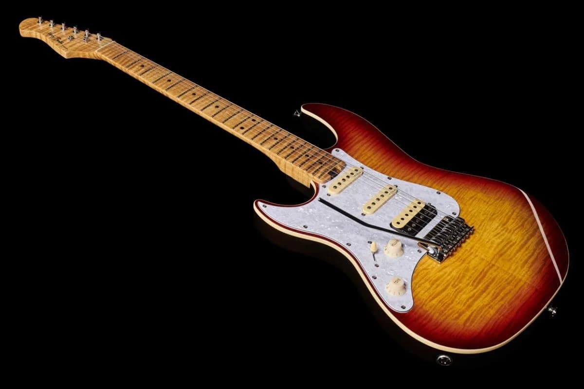 Harley Benton ST-Modern Plus MN HSS LH Flame Bengal Burst — photo 2