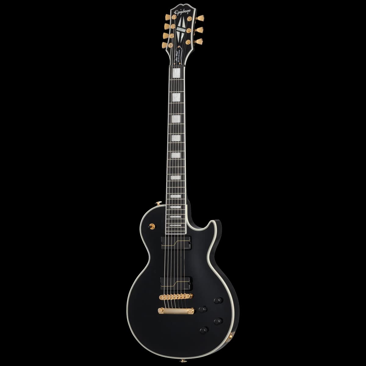 Epiphone Matt Heafy Les Paul Custom Origins 7-String, Ebony — photo 3