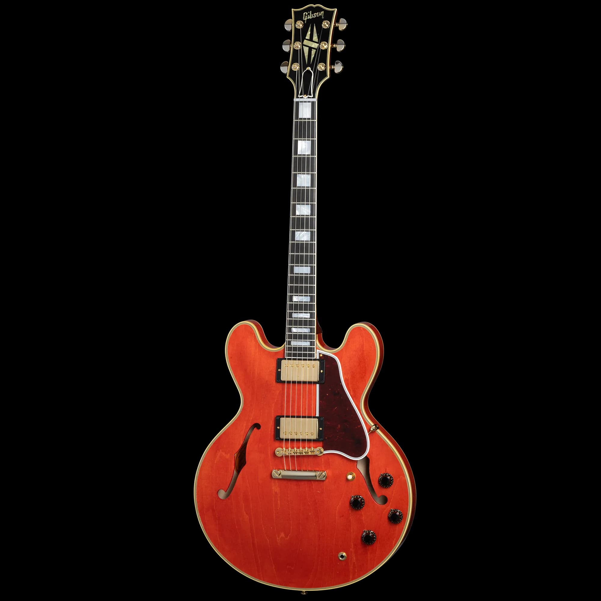 Gibson 1959 ES-355 Reissue, Light Aged, Grapefruit Red — photo 2
