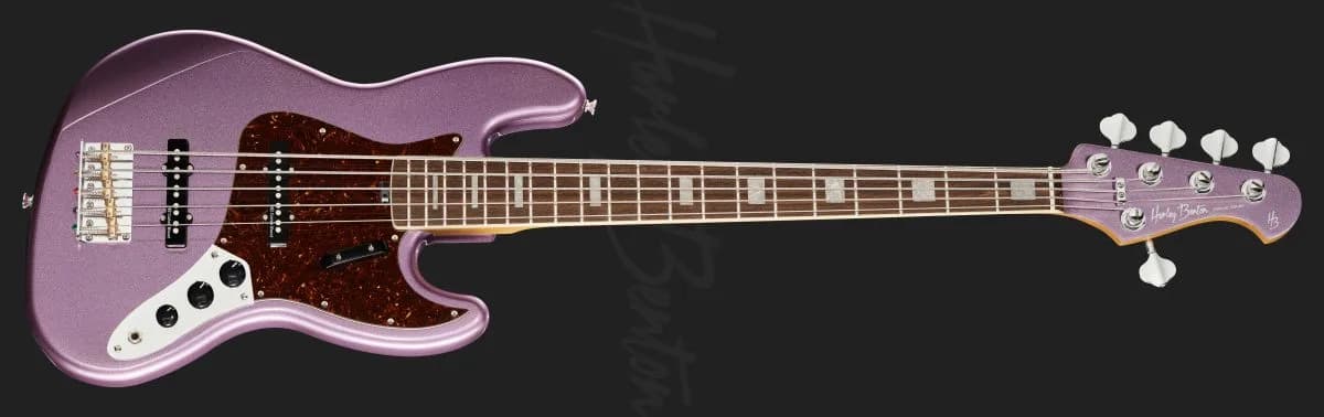 Harley Benton MV-5JB Burgundy Mist — photo 2