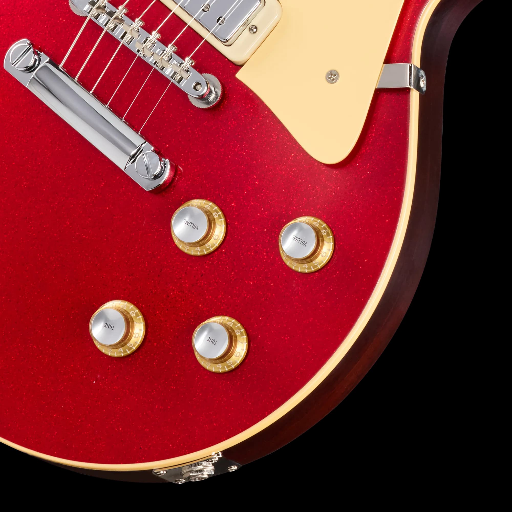 Gibson LE 1976 Les Paul Deluxe Reissue, VOS, Red Sparkle Top — photo 7