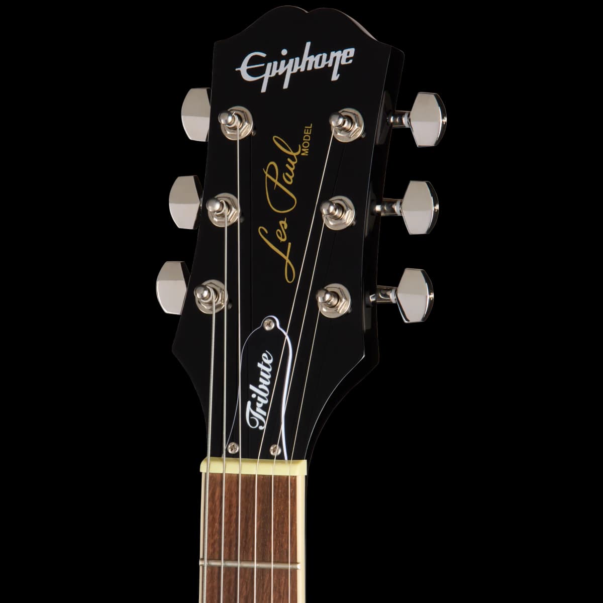 Epiphone Les Paul Tribute Plus, Ebony Burst — photo 5