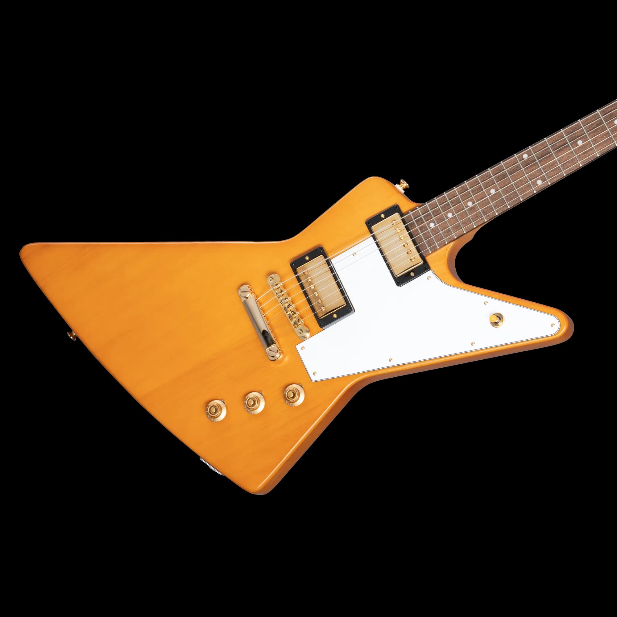 Epiphone IGC 1958 Korina Explorer (White Pickguard), Aged Natural — photo 8