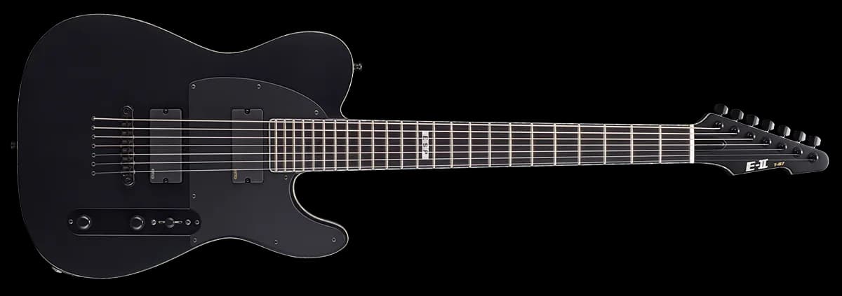 ESP E-II T-B7 Baritone Black Satin