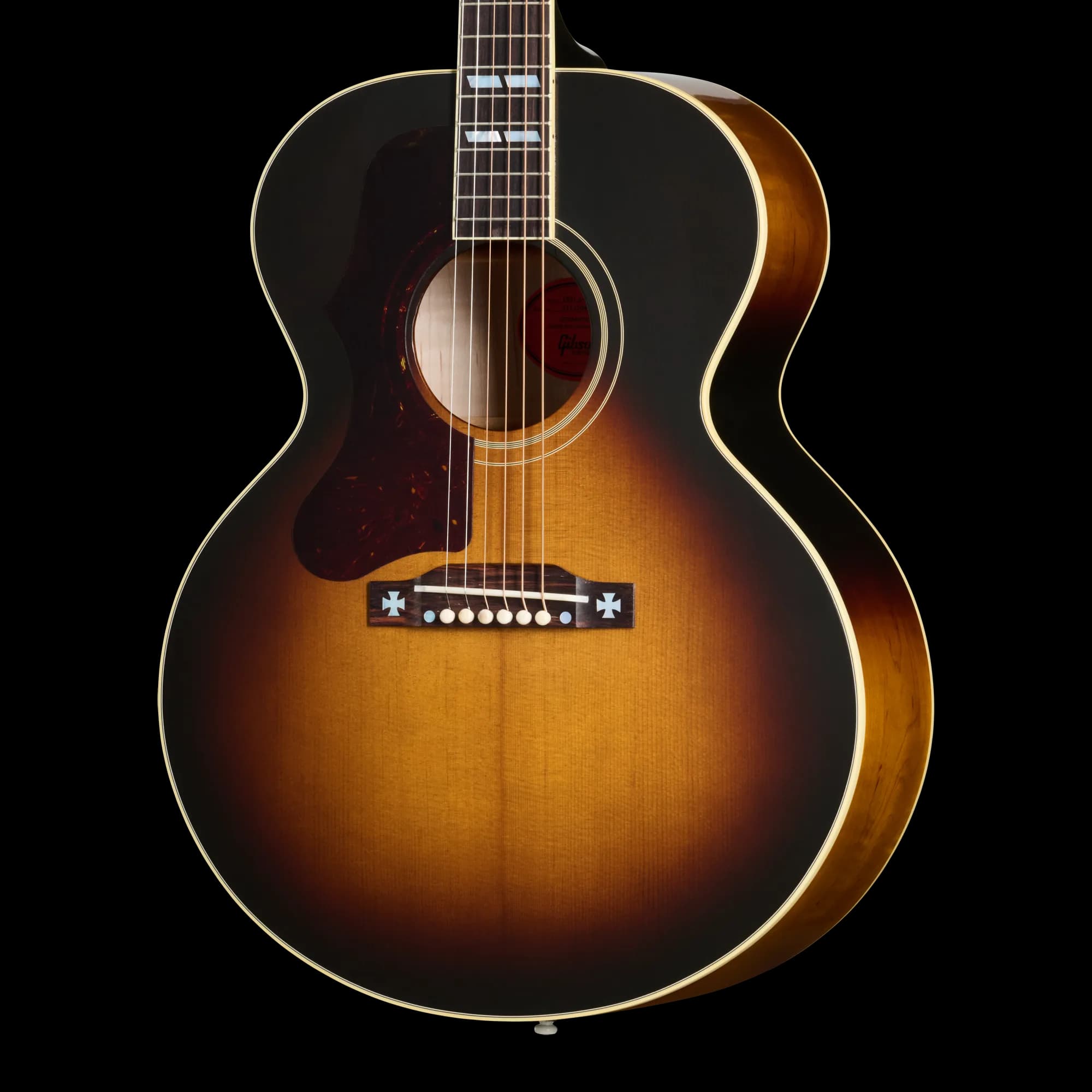 Gibson 1952 J-185 Reissue, Left-Handed, Vintage Sunburst