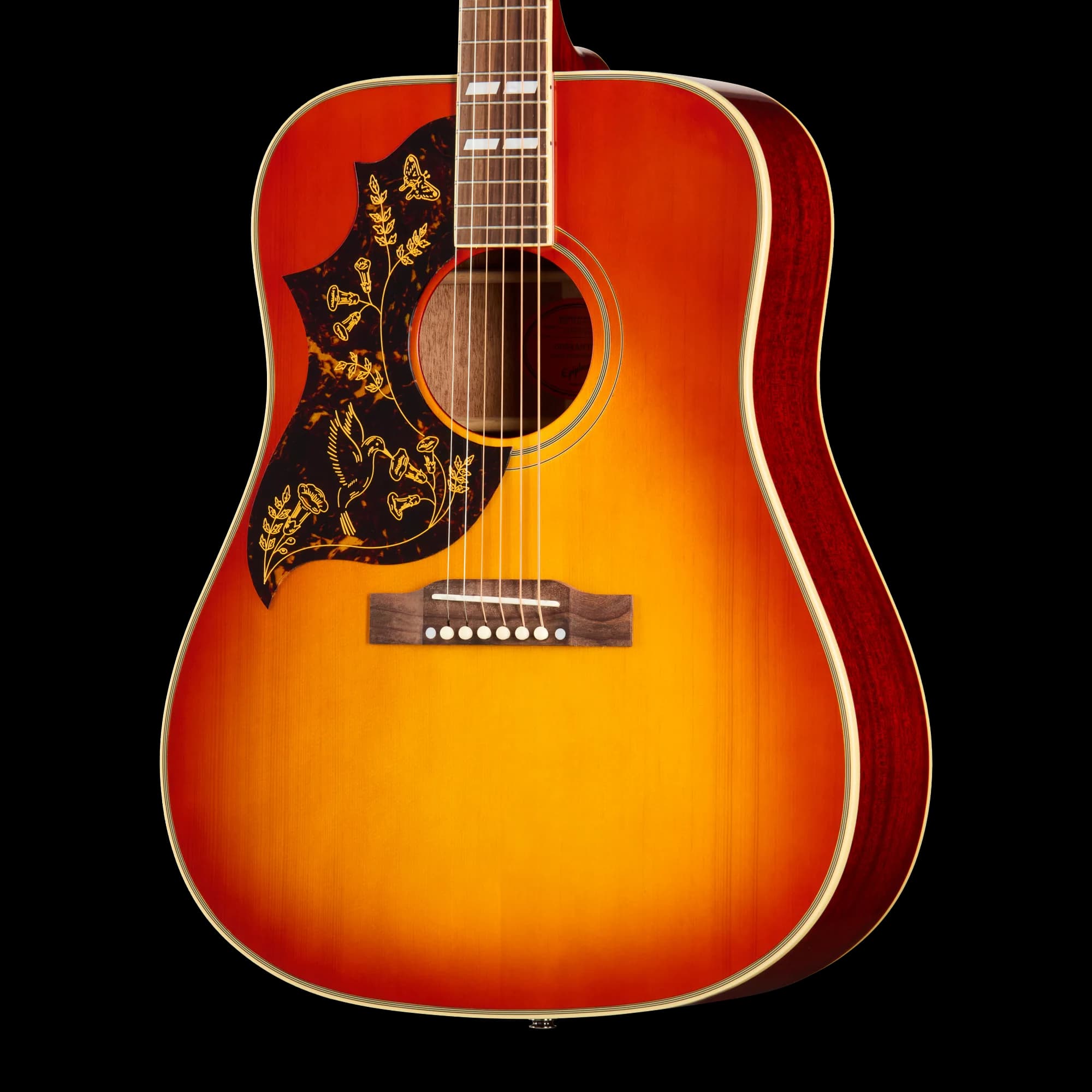 Epiphone IGC 1960 Hummingbird Reissue, Left-Handed, Heritage Cherry Sunburst