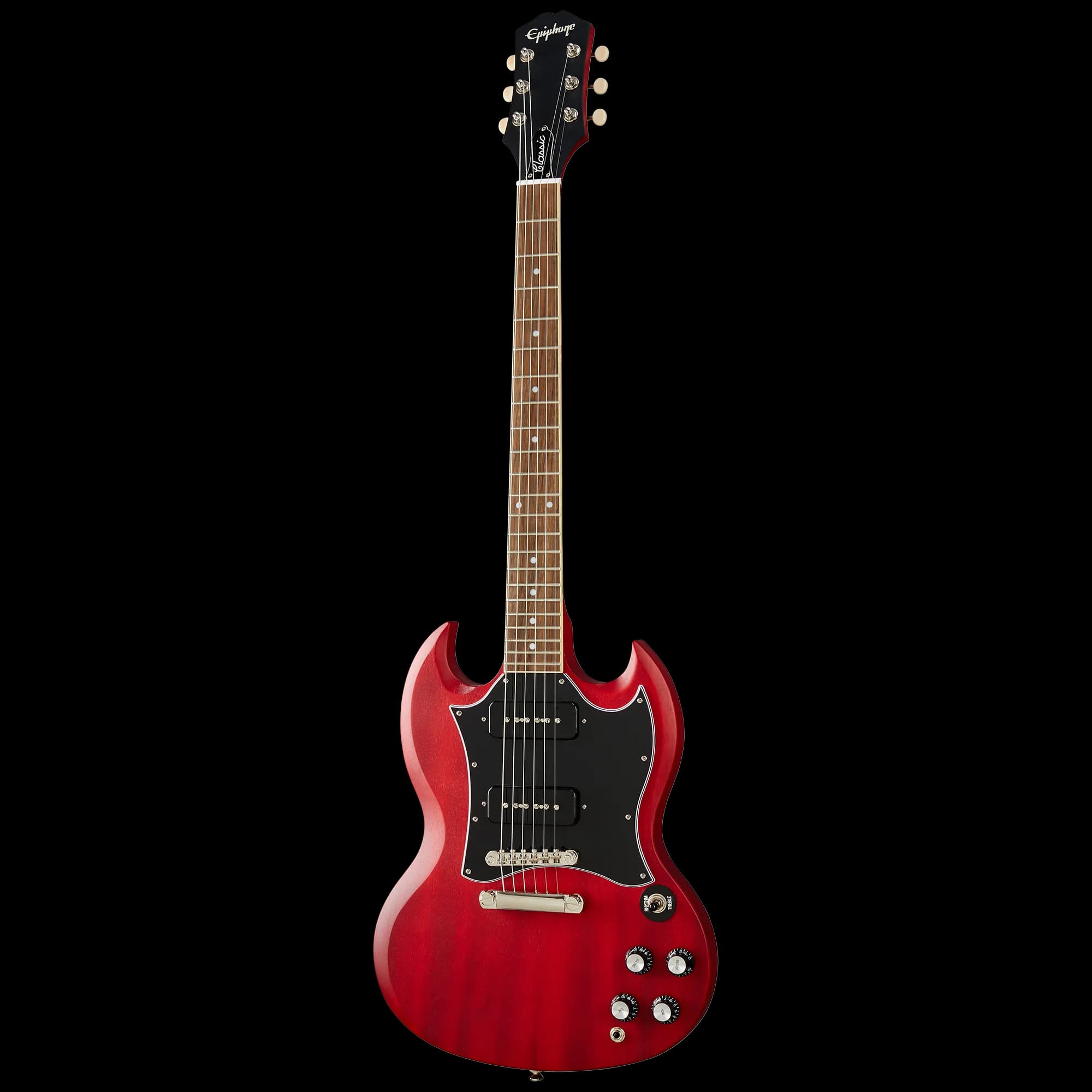 Epiphone SG Classic P-90s, Worn Cherry — photo 3