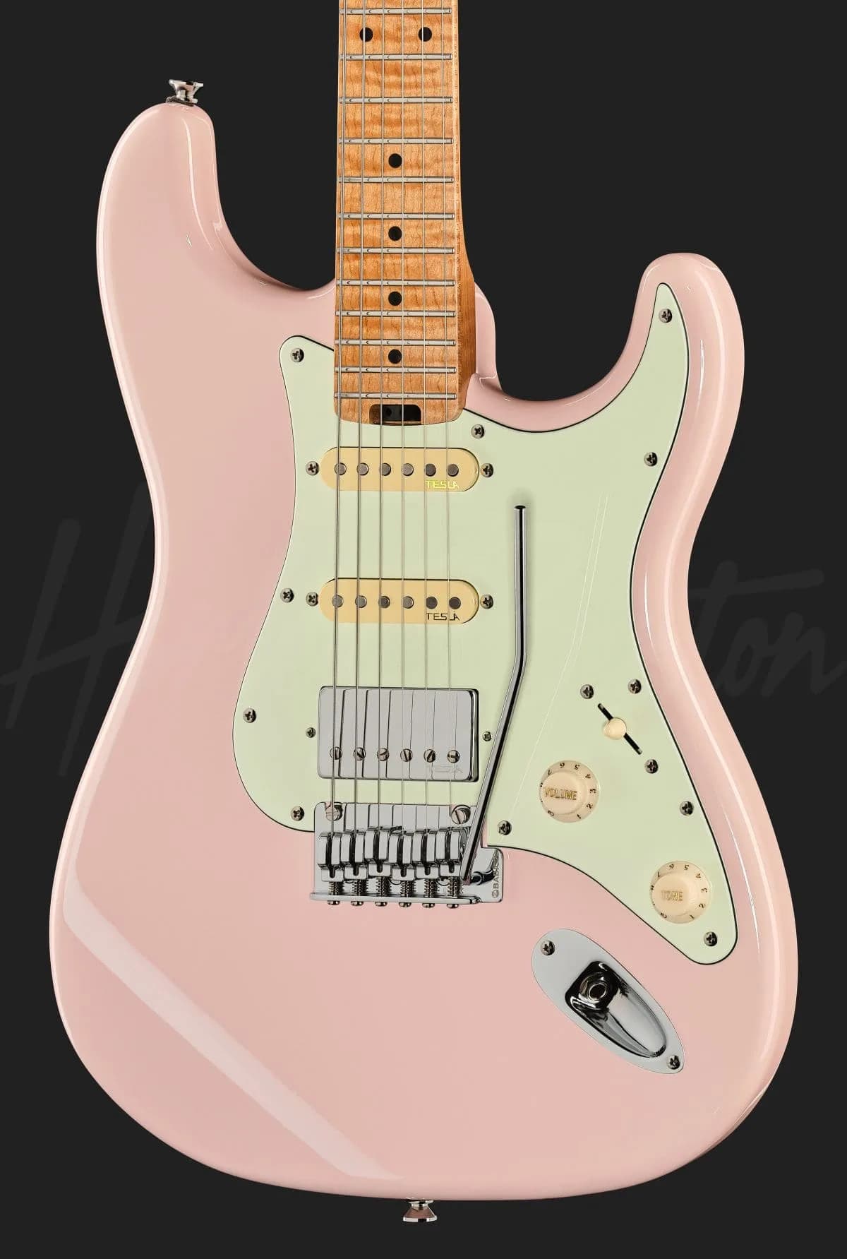 Harley Benton ST-Modern Plus MN HSS Shell Pink — photo 4