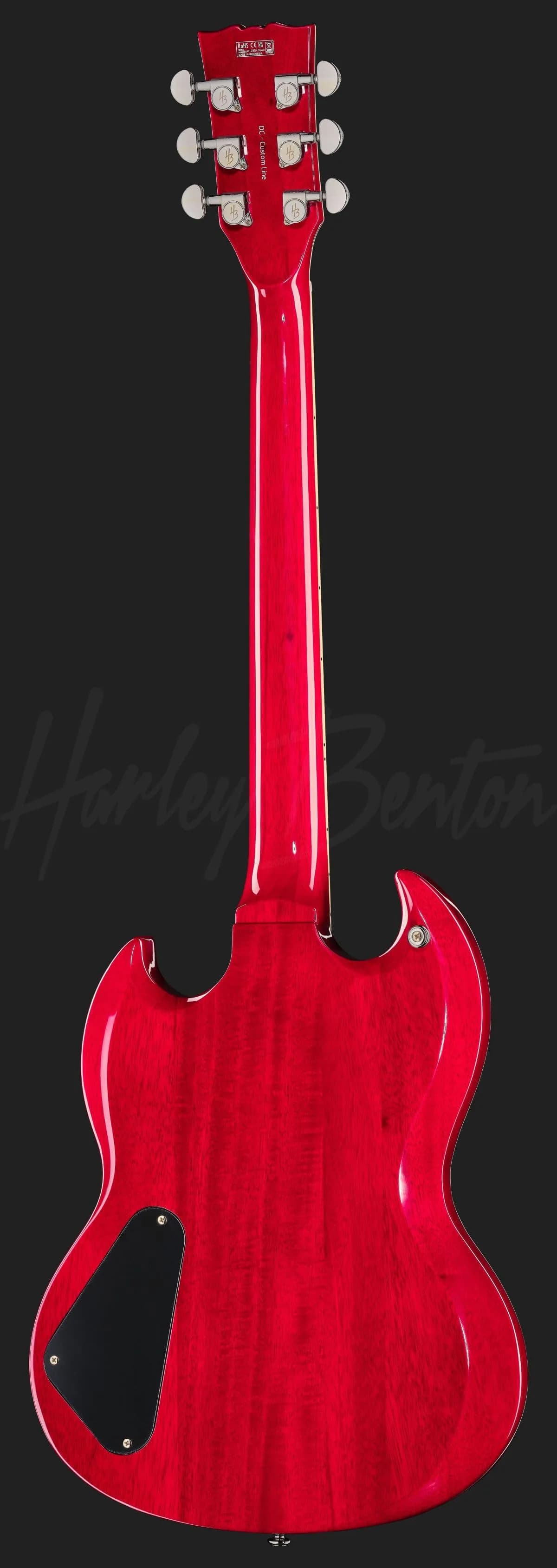 Harley Benton DC-Custom II Cherry — photo 3