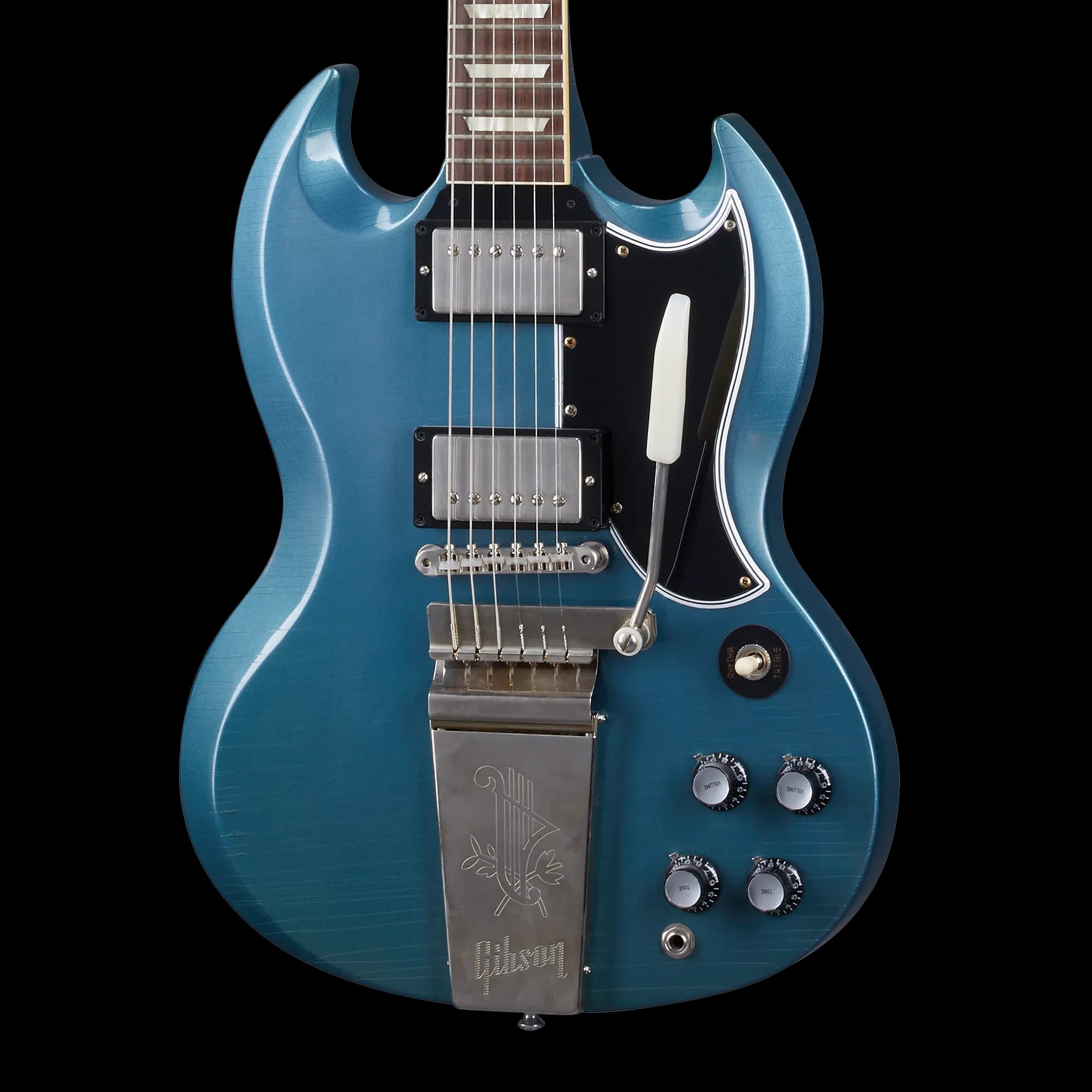 Gibson 1964 SG Standard Reissue with Maestro, Ultra Light Aged, Pelham Blue