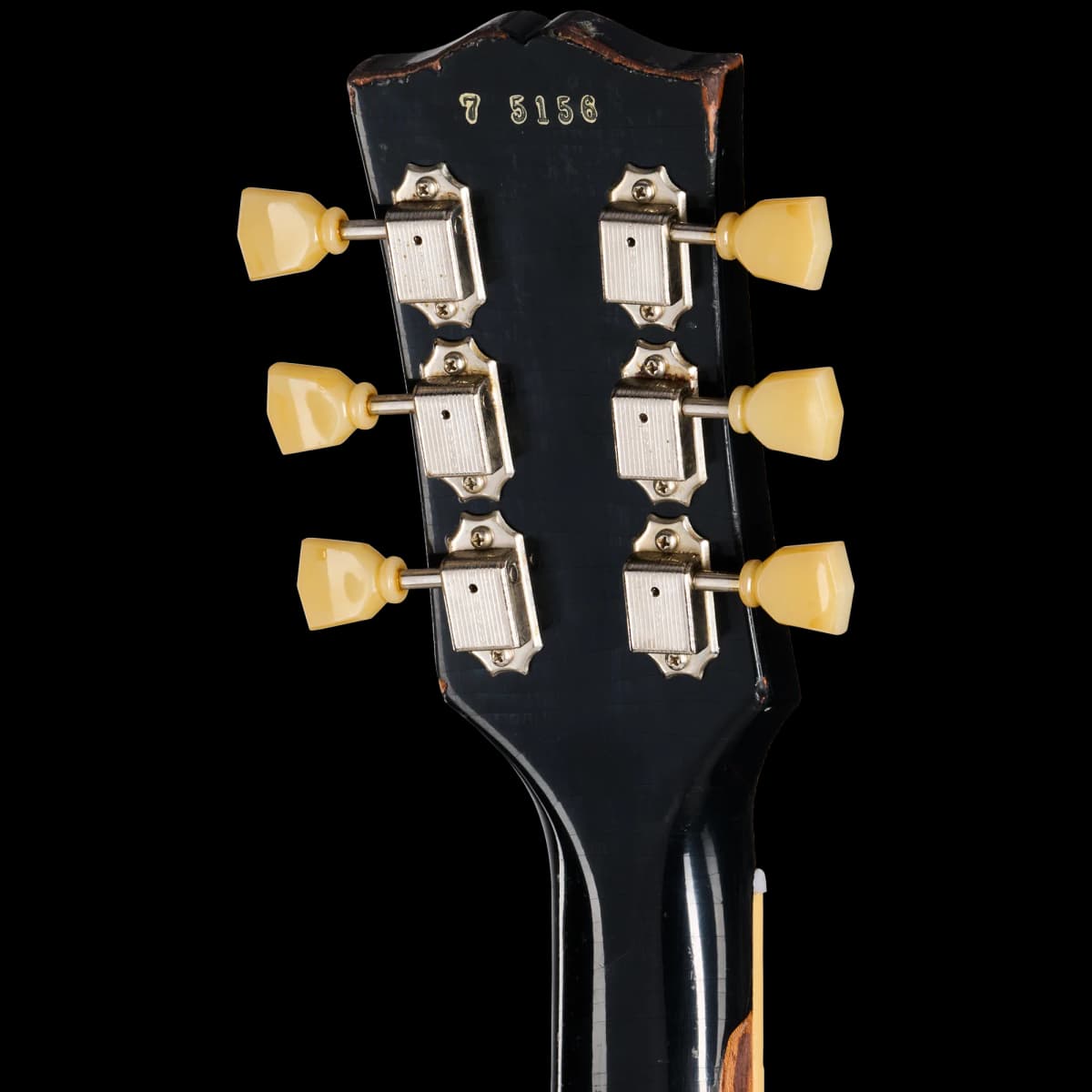 Gibson 1957 Les Paul Standard Reissue, Ultra Heavy Aged, Ebony Over Goldtop — photo 6