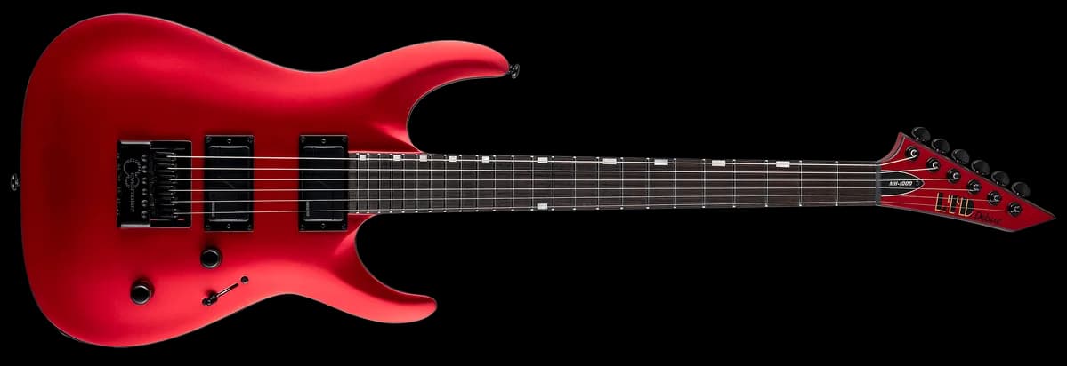 ESP MH-1000 Evertune Candy Apple Red Satin