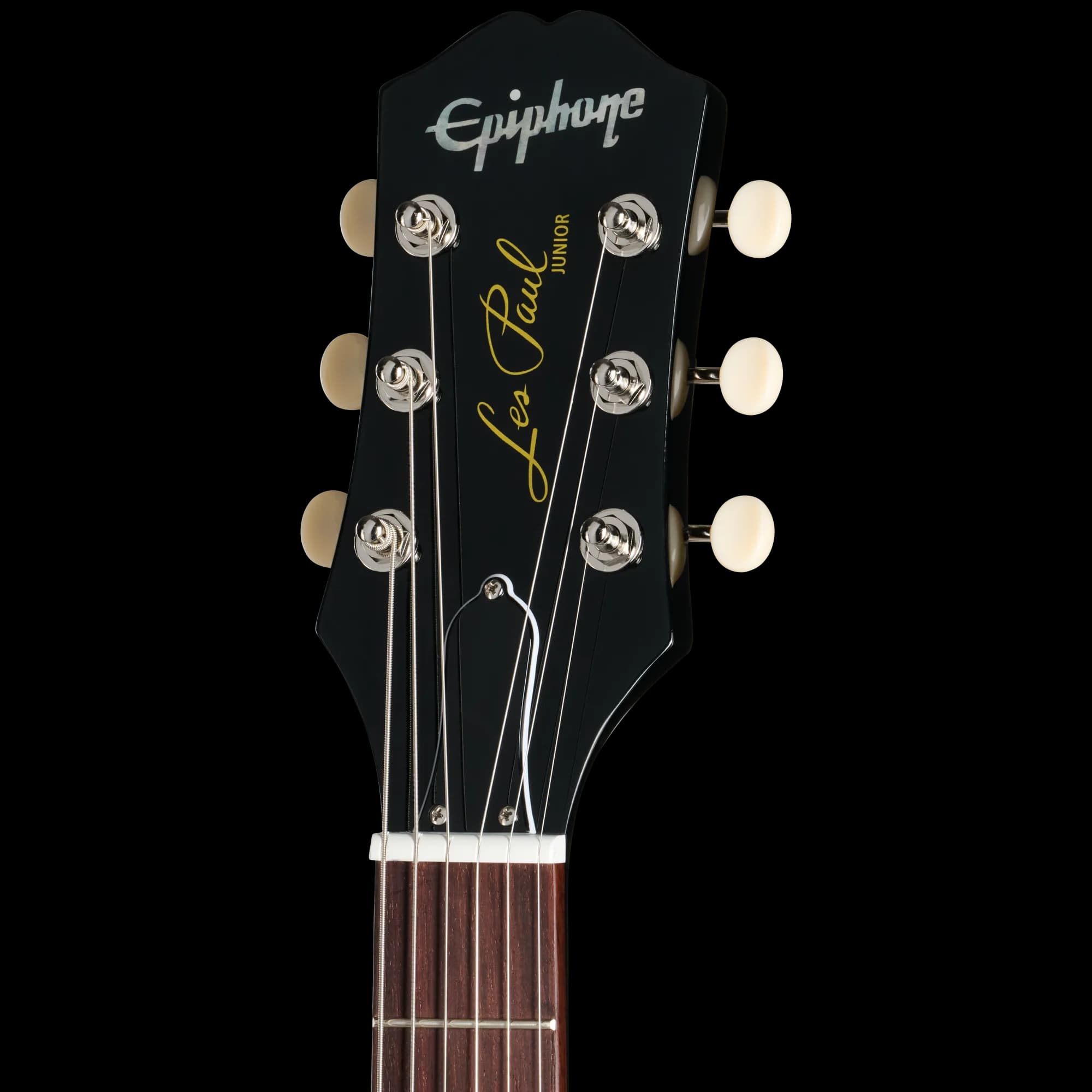 Epiphone Les Paul Junior Double Cut, Ebony, Exclusive — photo 5