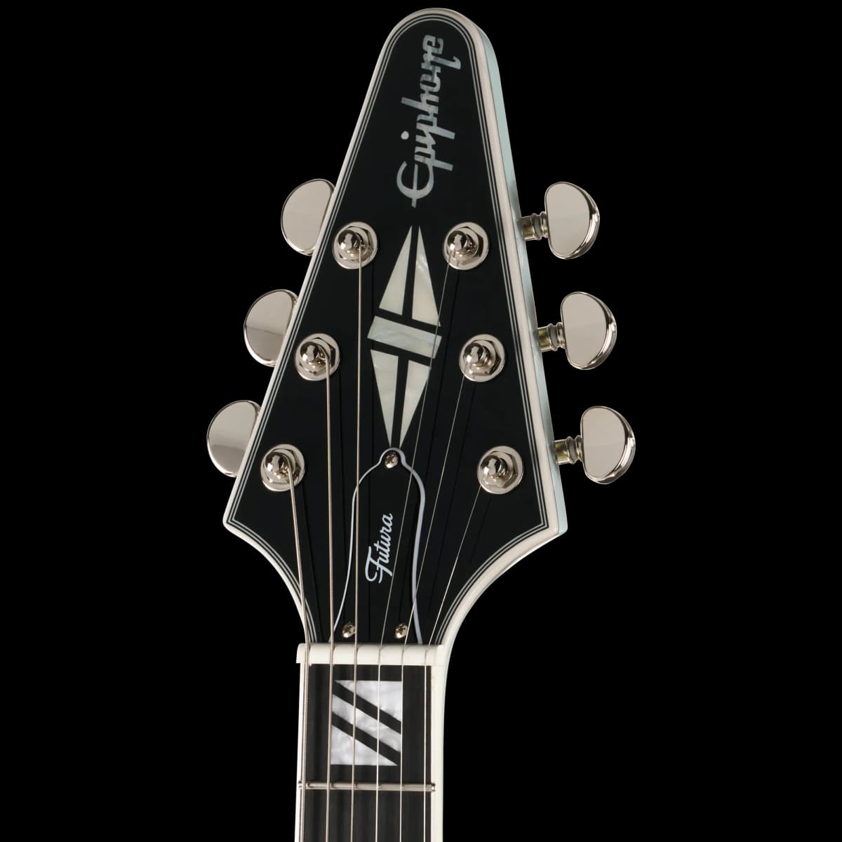Epiphone Futura Flying V Custom, Quicksilver Shift — photo 4