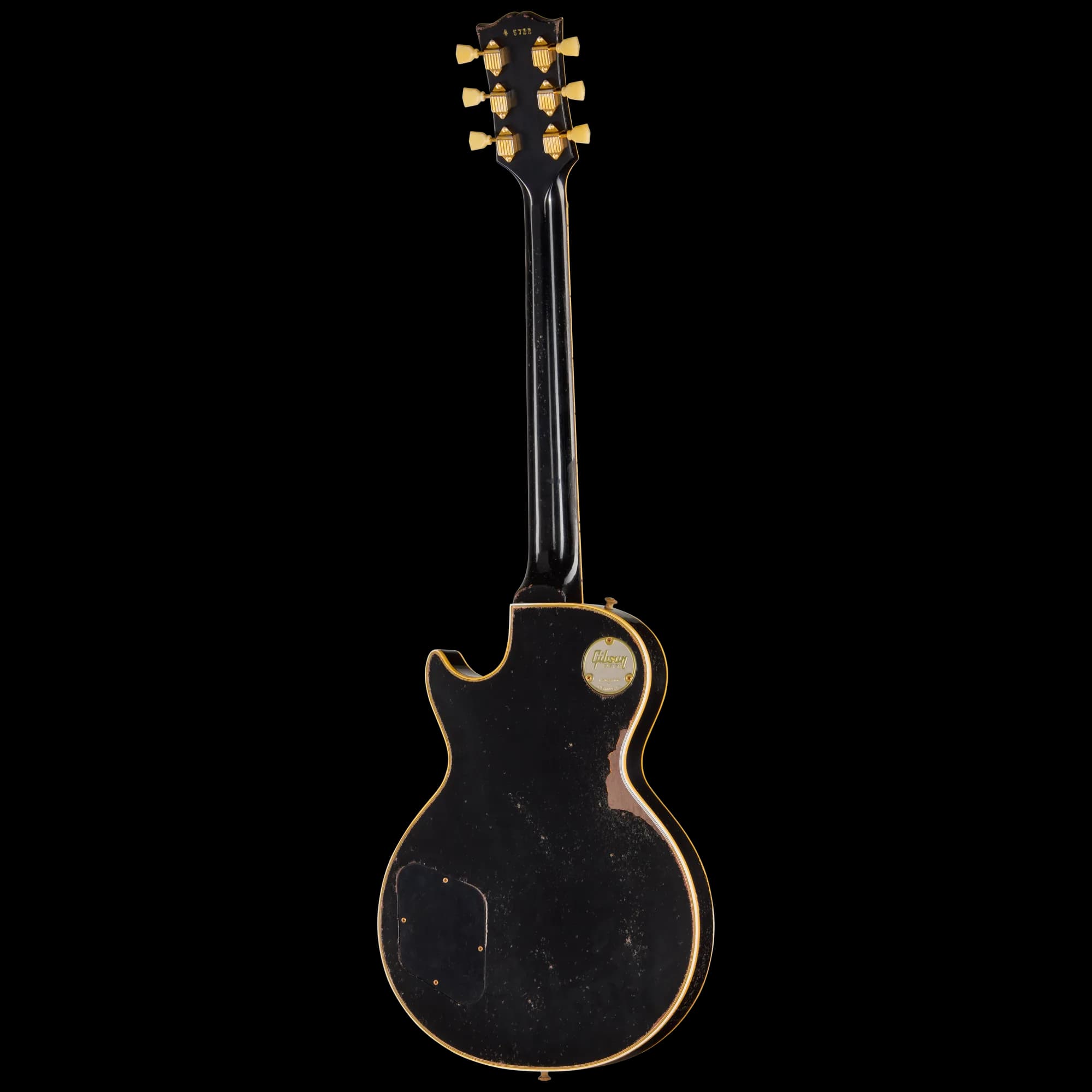 Gibson LE 1954 Les Paul Custom Reissue with Humbucker, Heavy Aged, Ebony — photo 4