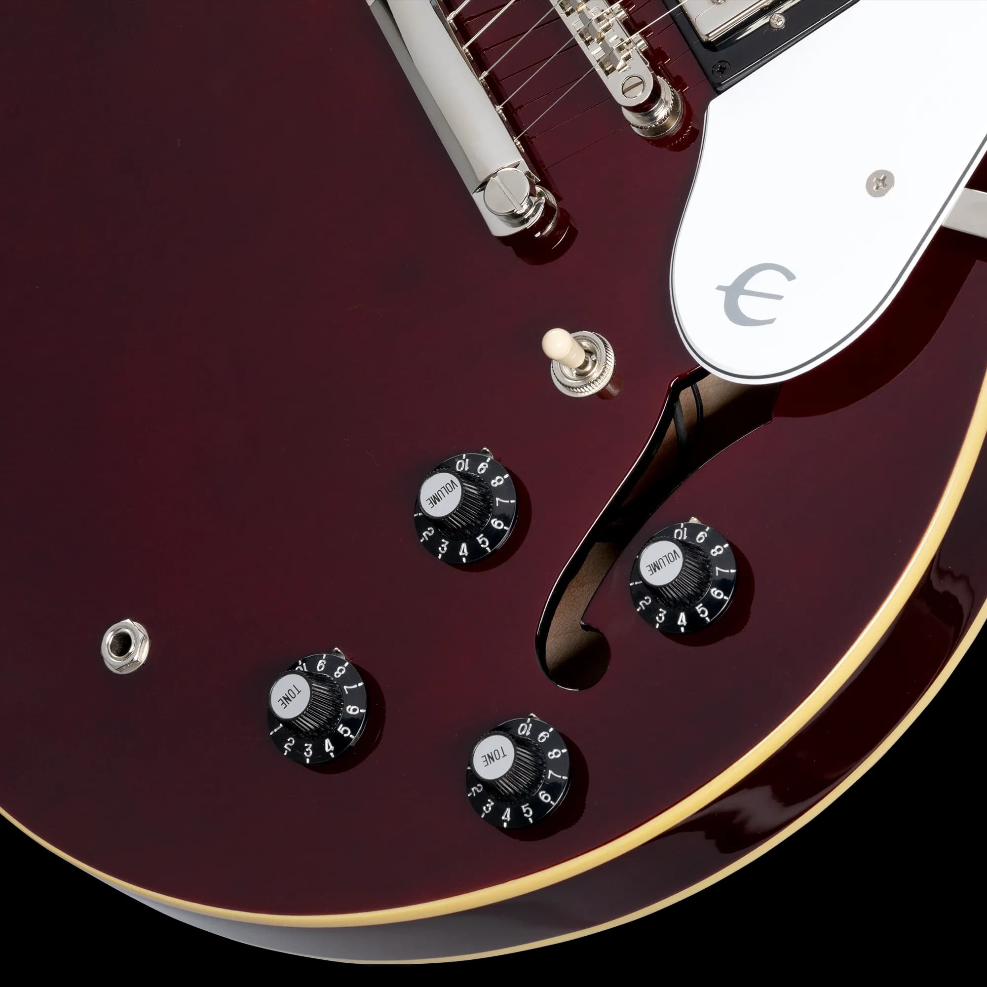 Epiphone Noel Gallagher Riviera, Dark Wine Red — photo 8
