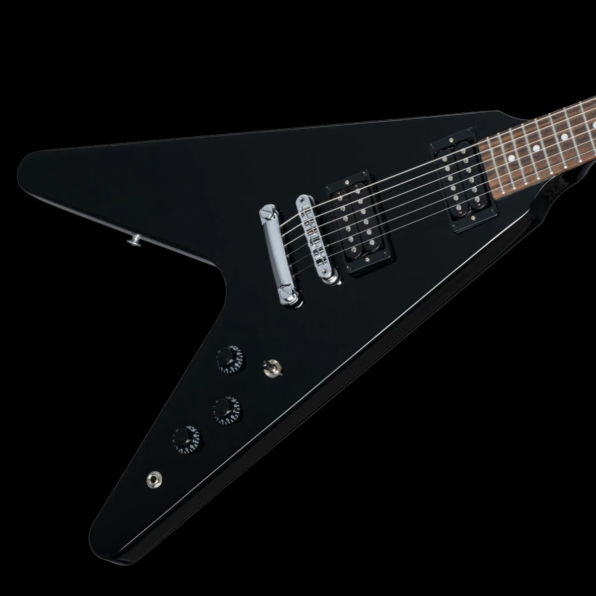Gibson Flying V 80s, Ebony — photo 7