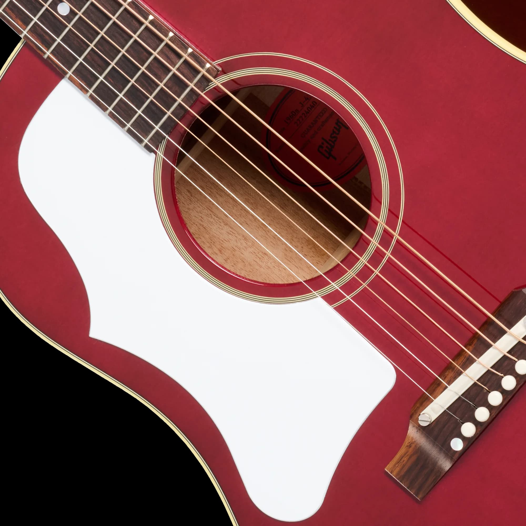 Gibson J-45 60s Original, Left-Handed, Wine Red — photo 7
