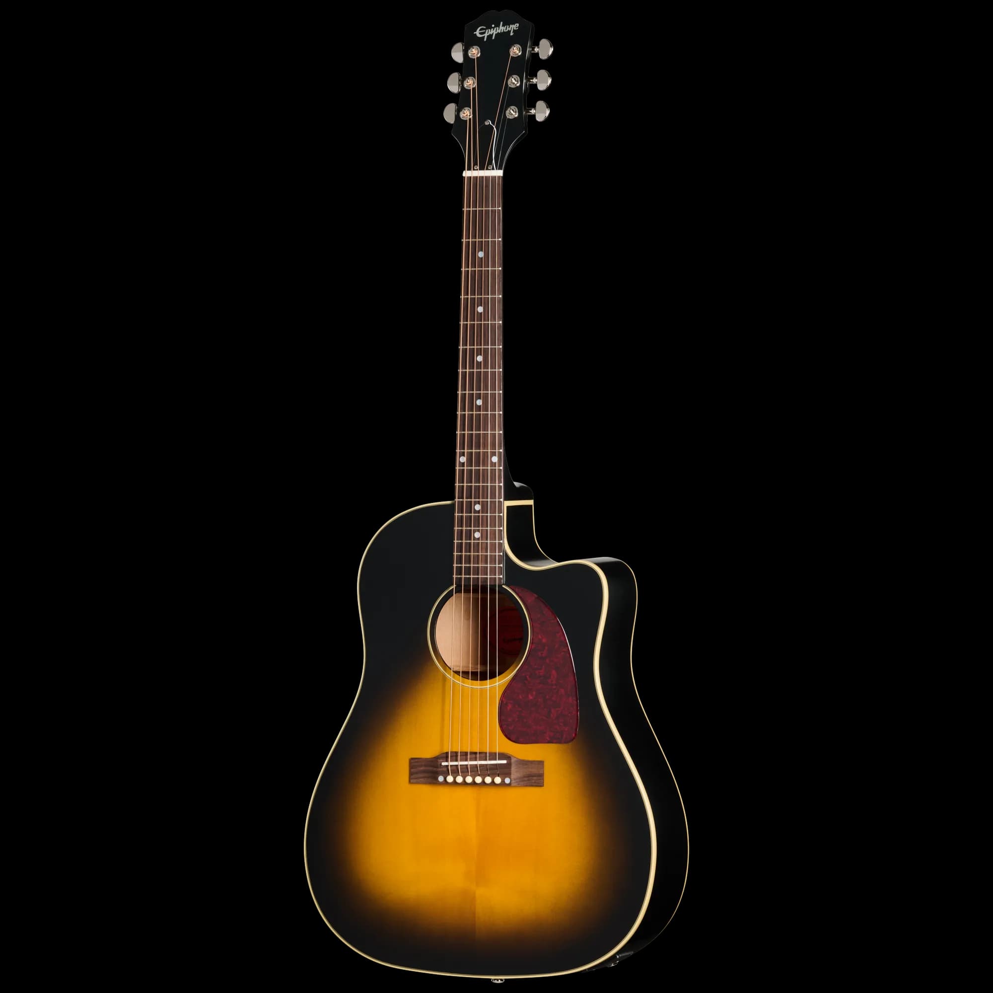 Epiphone J-45 Standard EC, Vintage Sunburst — photo 3