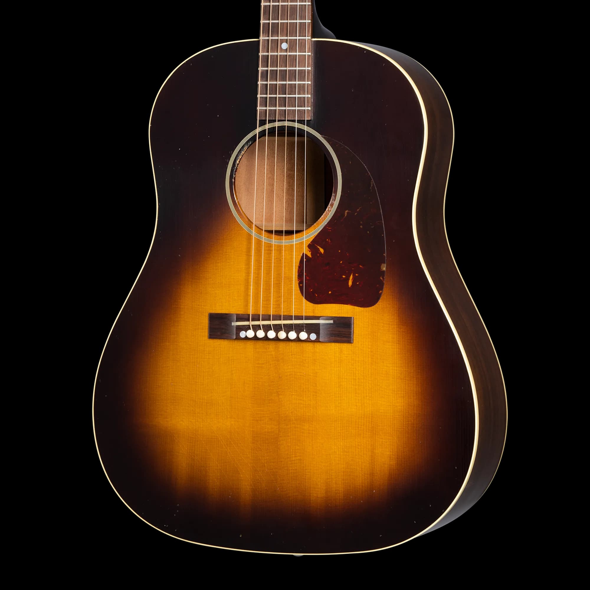 Gibson 1942 Banner J-45 Reissue, Light Aged, Vintage Sunburst