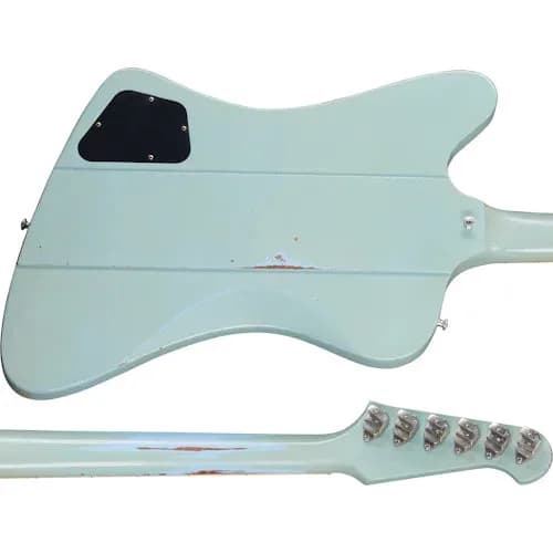 Gibson 1963 Firebird V with Maestro Vibrola, Heavy Aged, Antique Frost Blue — photo 7
