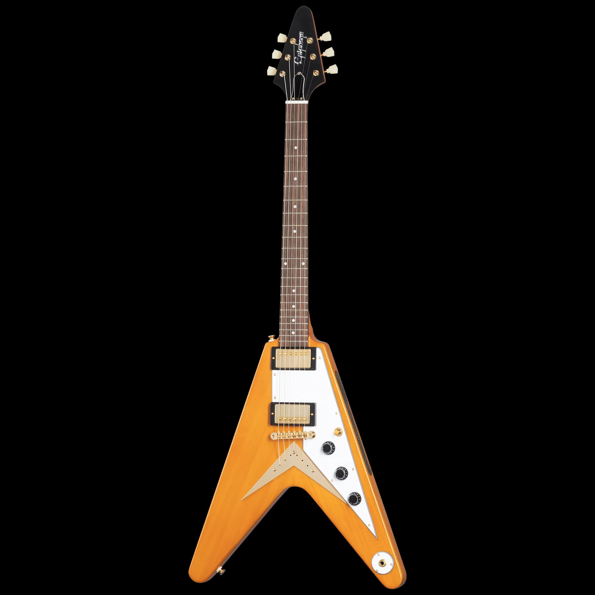 Epiphone IGC 1958 Korina Flying V, Aged Natural — photo 3