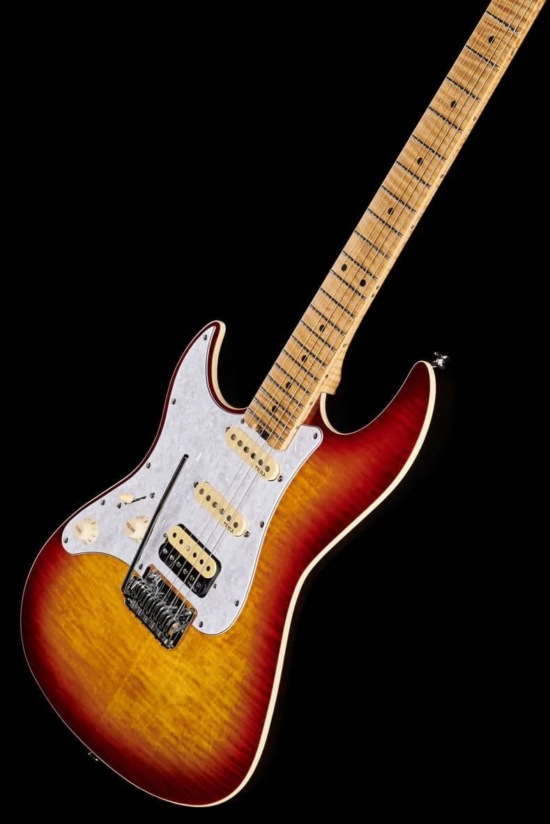 Harley Benton ST-Modern Plus MN HSS LH Flame Bengal Burst — photo 7