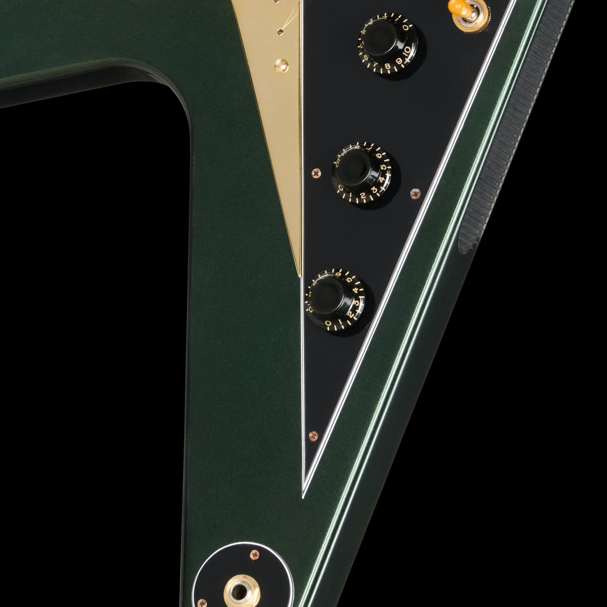 Gibson 1958 Mahogany Flying V Reissue, VOS, British Racing Green — photo 7