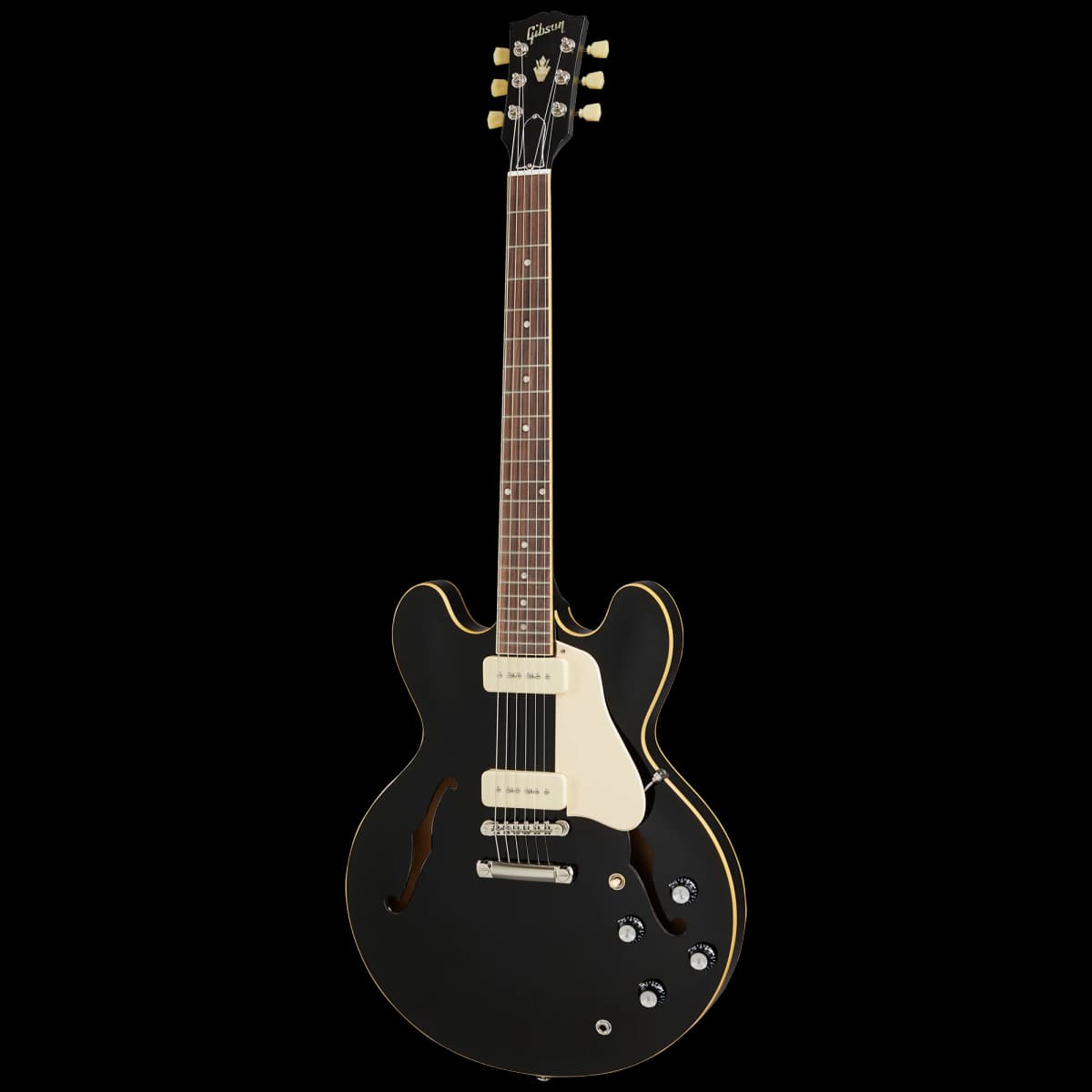 Gibson ES 335 P-90, Ebony, Exclusive — photo 3