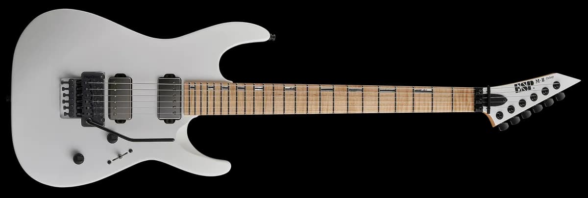 ESP M-II Dx Snow White Satin