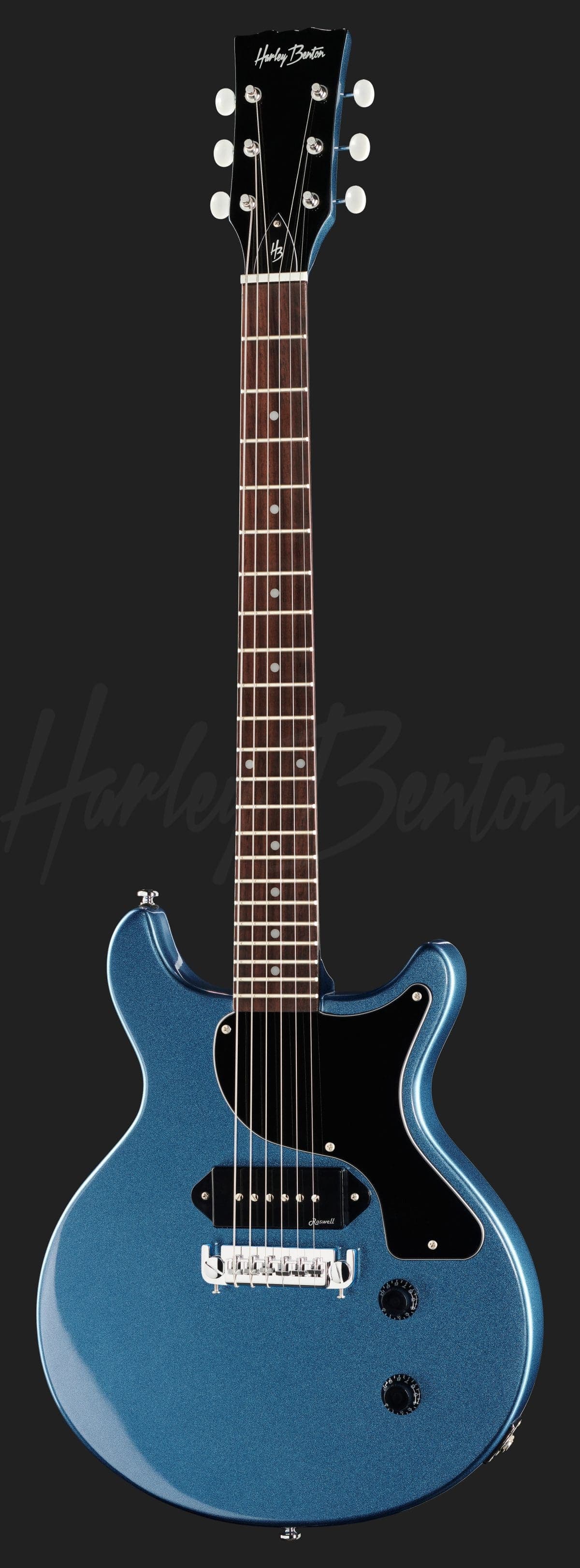 Harley Benton DC-Junior Pelham Blue — photo 2
