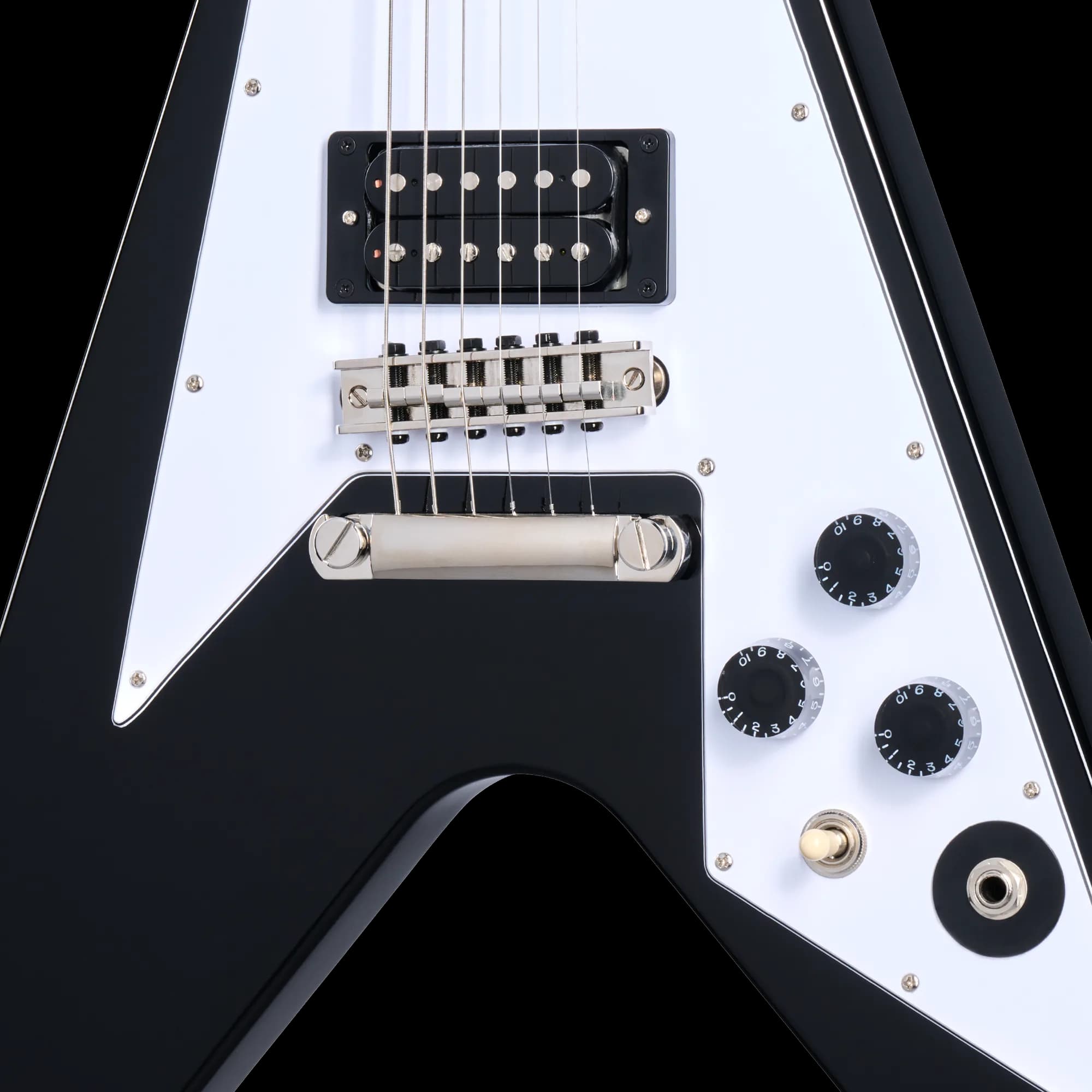 Epiphone Kirk Hammett 1979 Flying V, Ebony — photo 7
