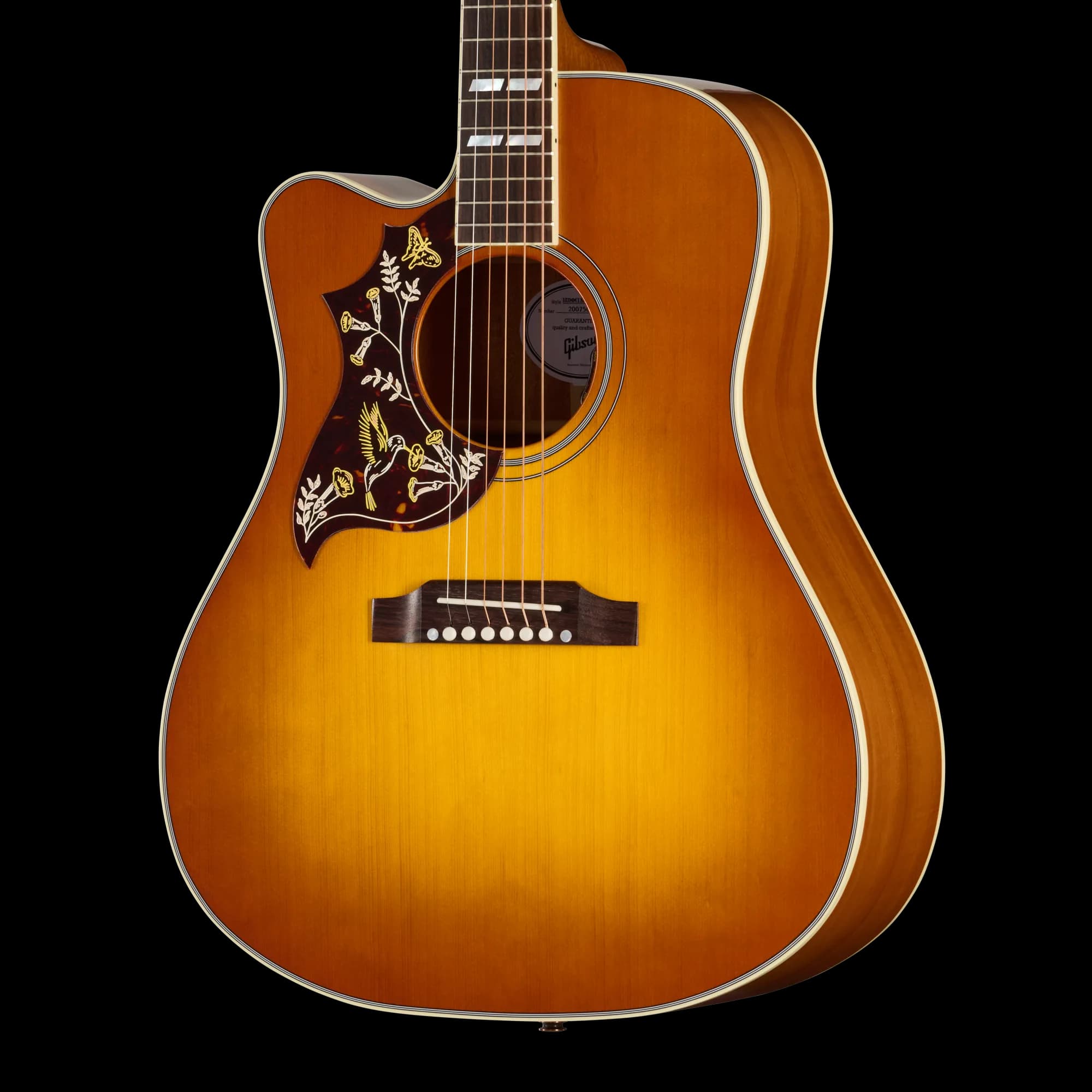 Gibson Hummingbird Standard EC, Left-Handed, Heritage Cherry Sunburst