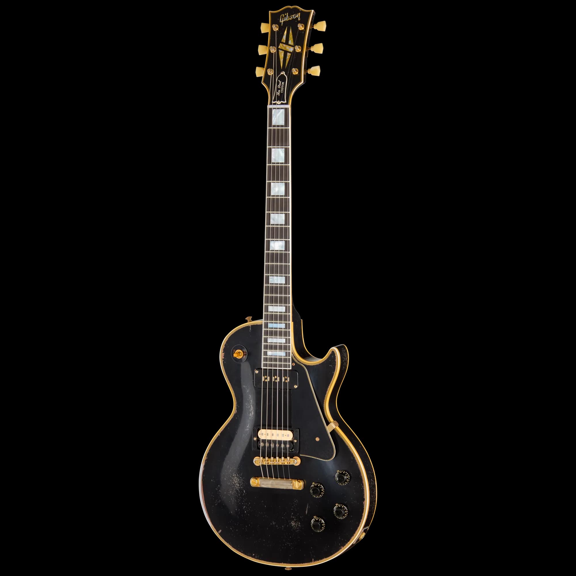 Gibson LE 1954 Les Paul Custom Reissue with Humbucker, Heavy Aged, Ebony — photo 3