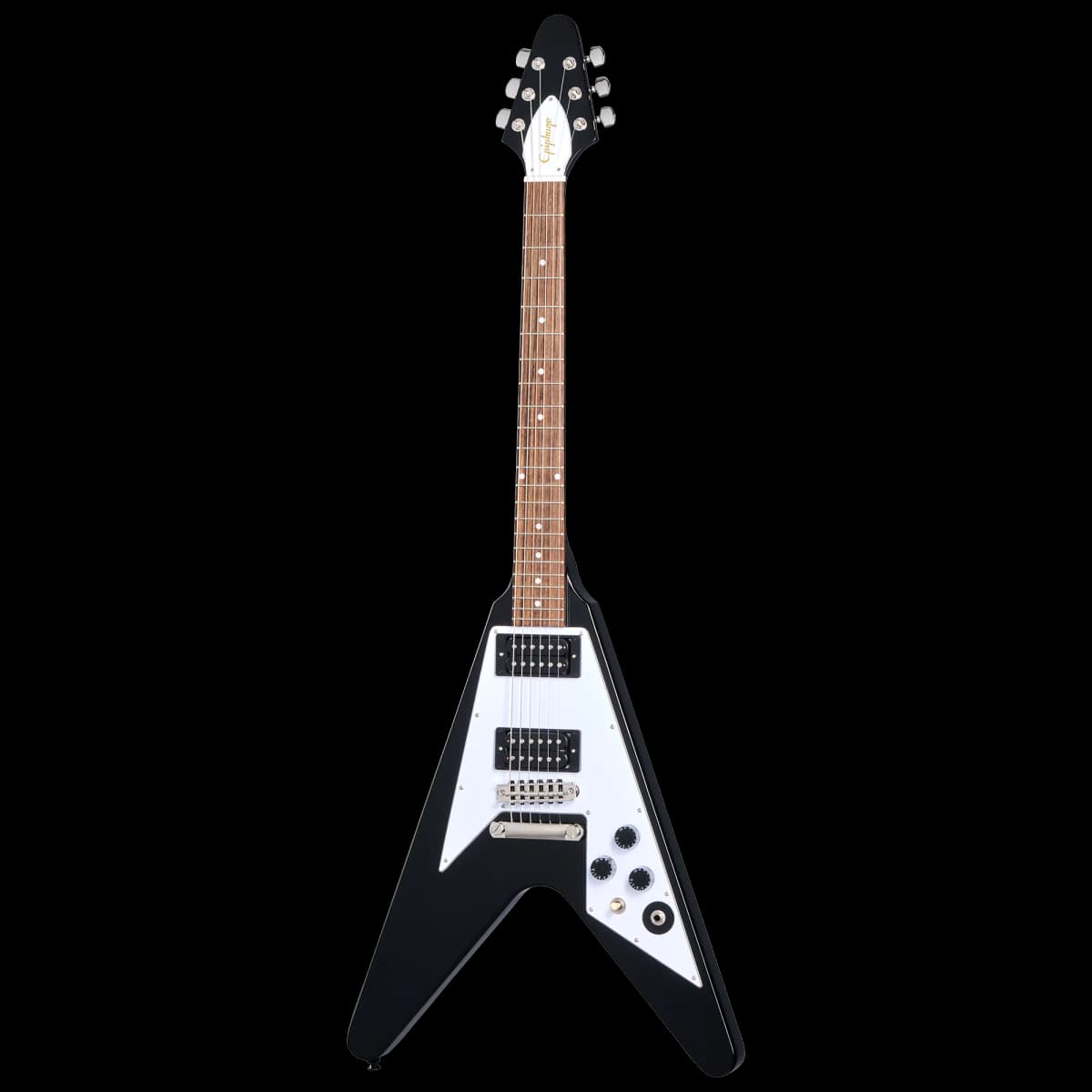 Epiphone Kirk Hammett 1979 Flying V, Ebony — photo 3