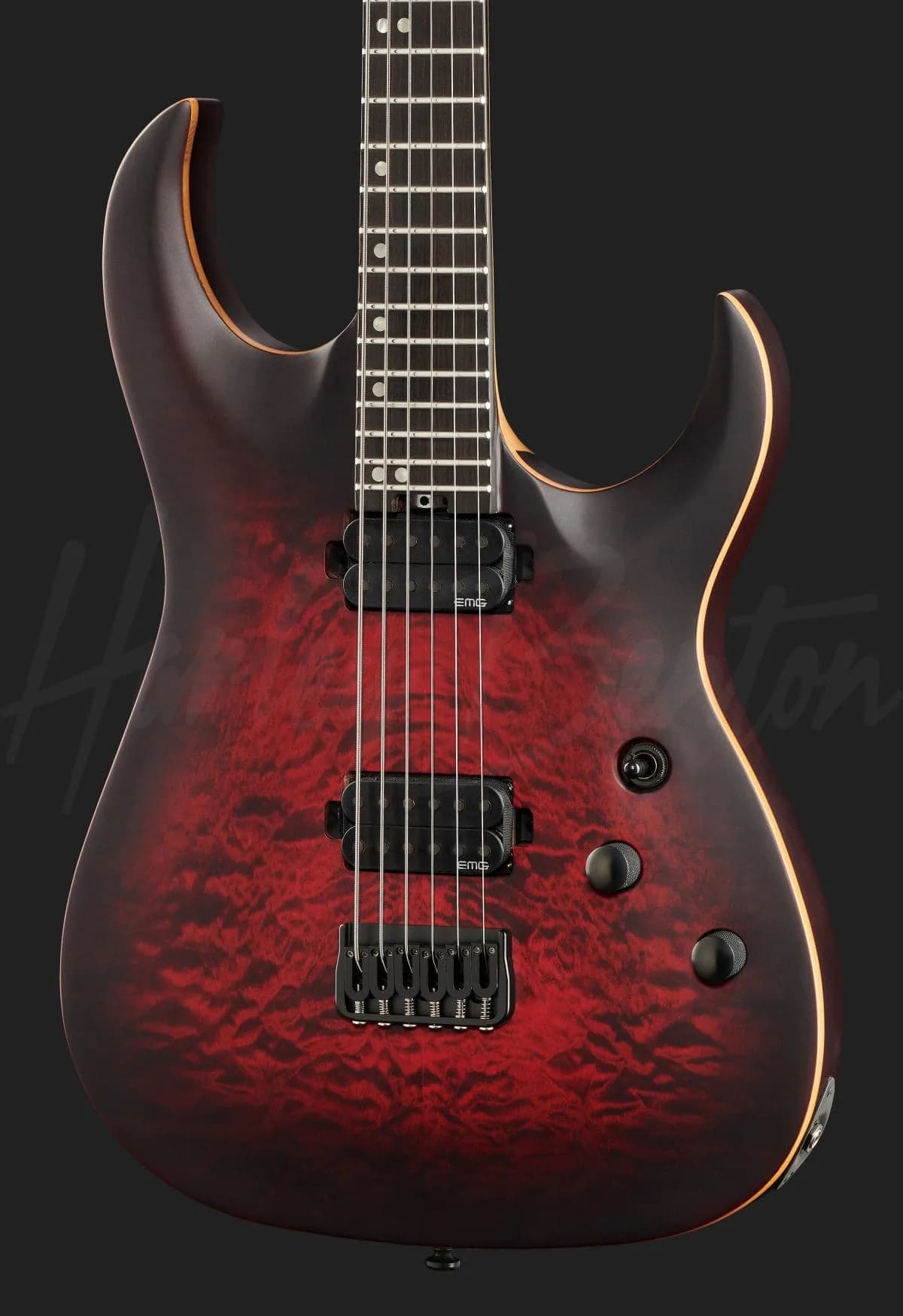 Harley Benton Amarok-BT BKRD Quilted Burst — photo 4