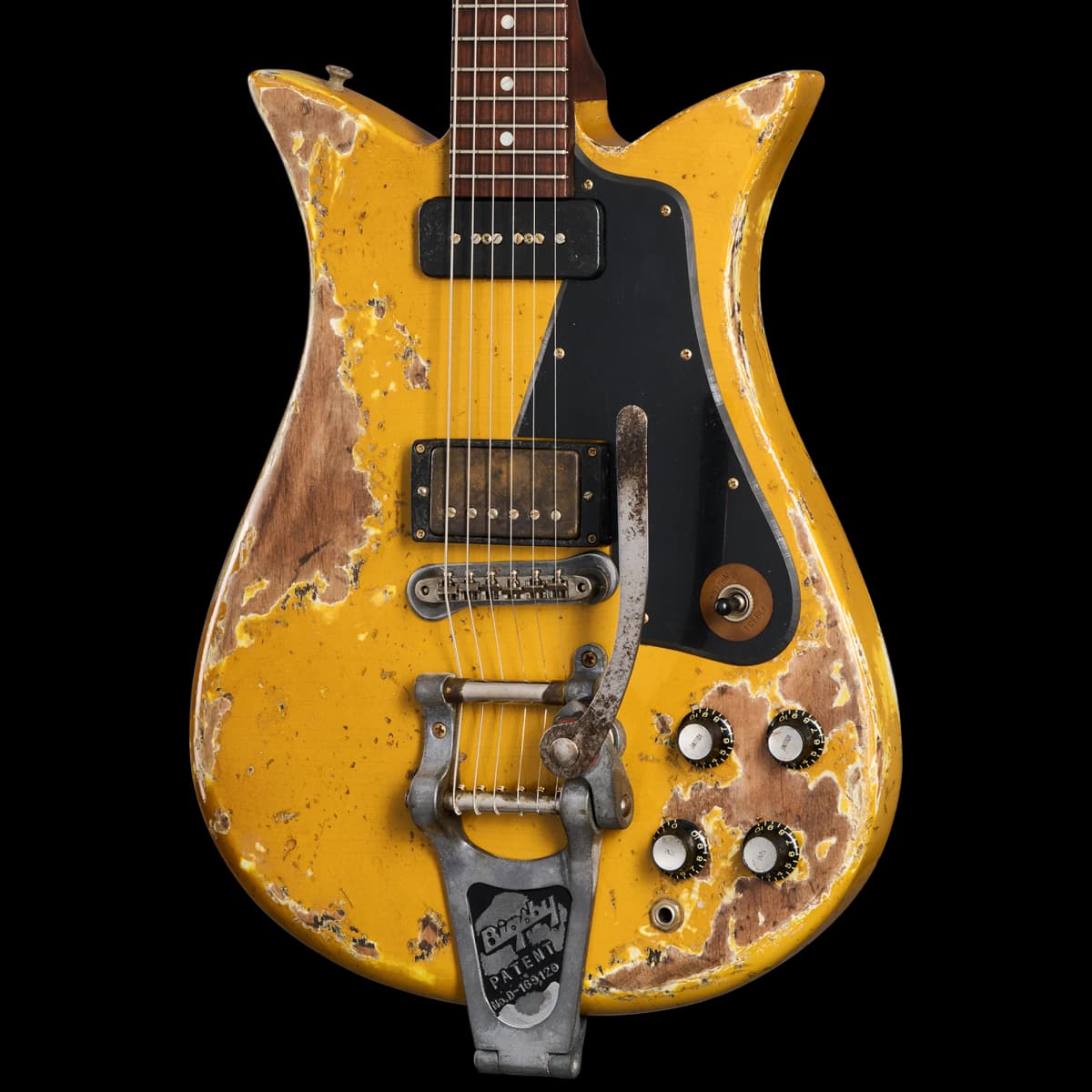 Gibson Leo Scala Theodore Retroliner, TV Yellow