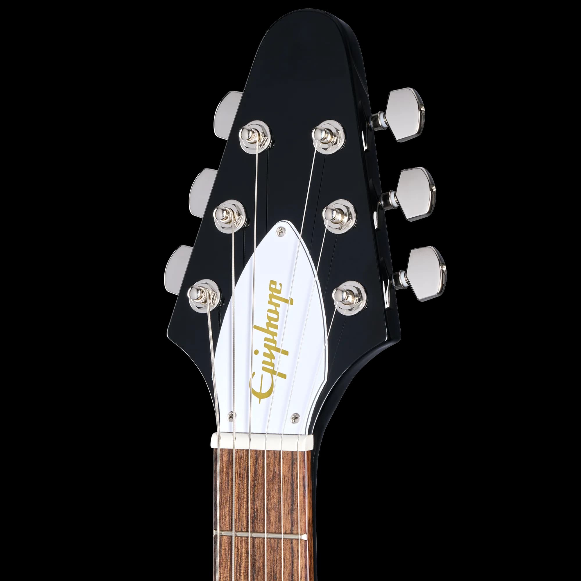 Epiphone Kirk Hammett 1979 Flying V, Ebony — photo 5
