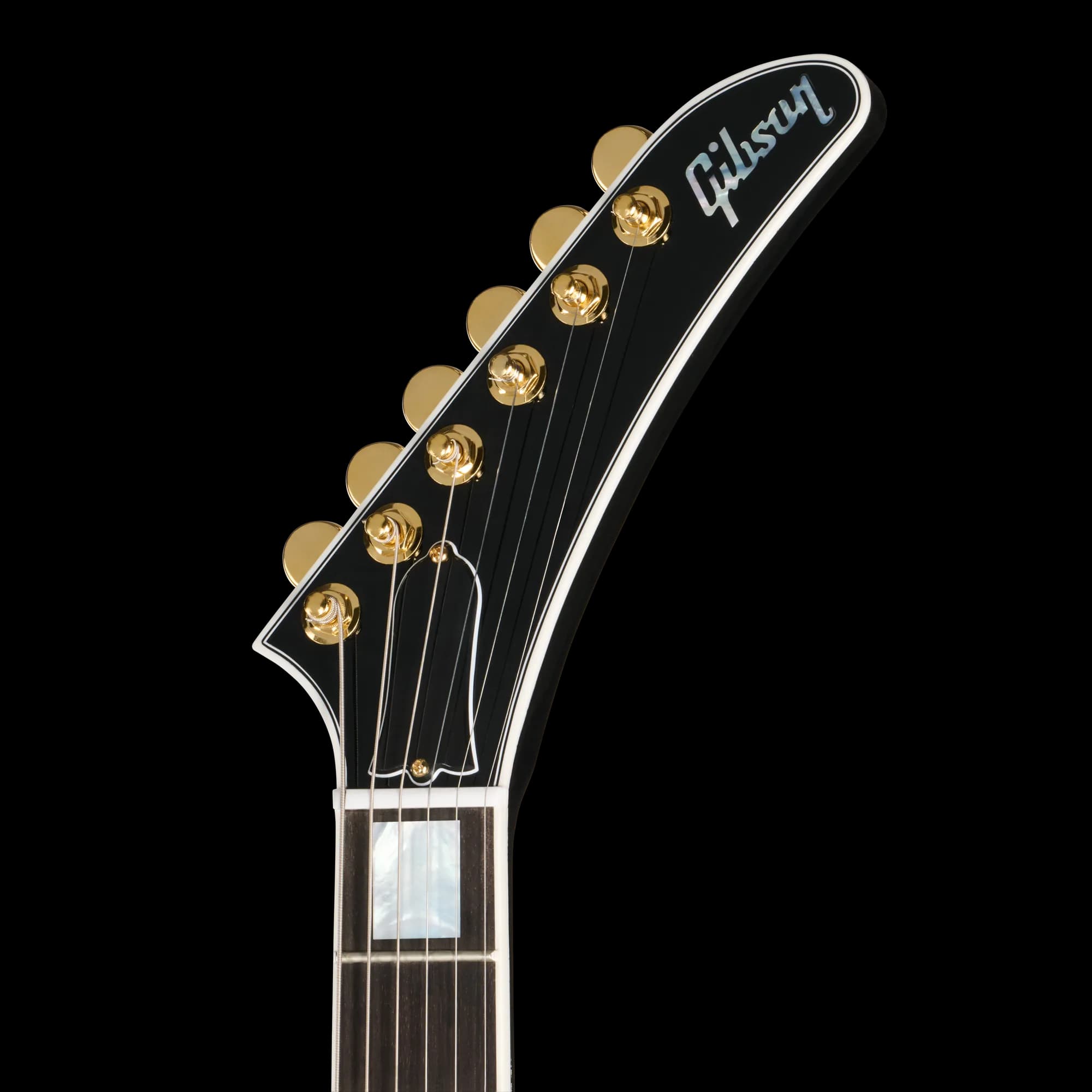 Gibson Explorer Custom with Bound Headstock, Gloss, Ebony — photo 5