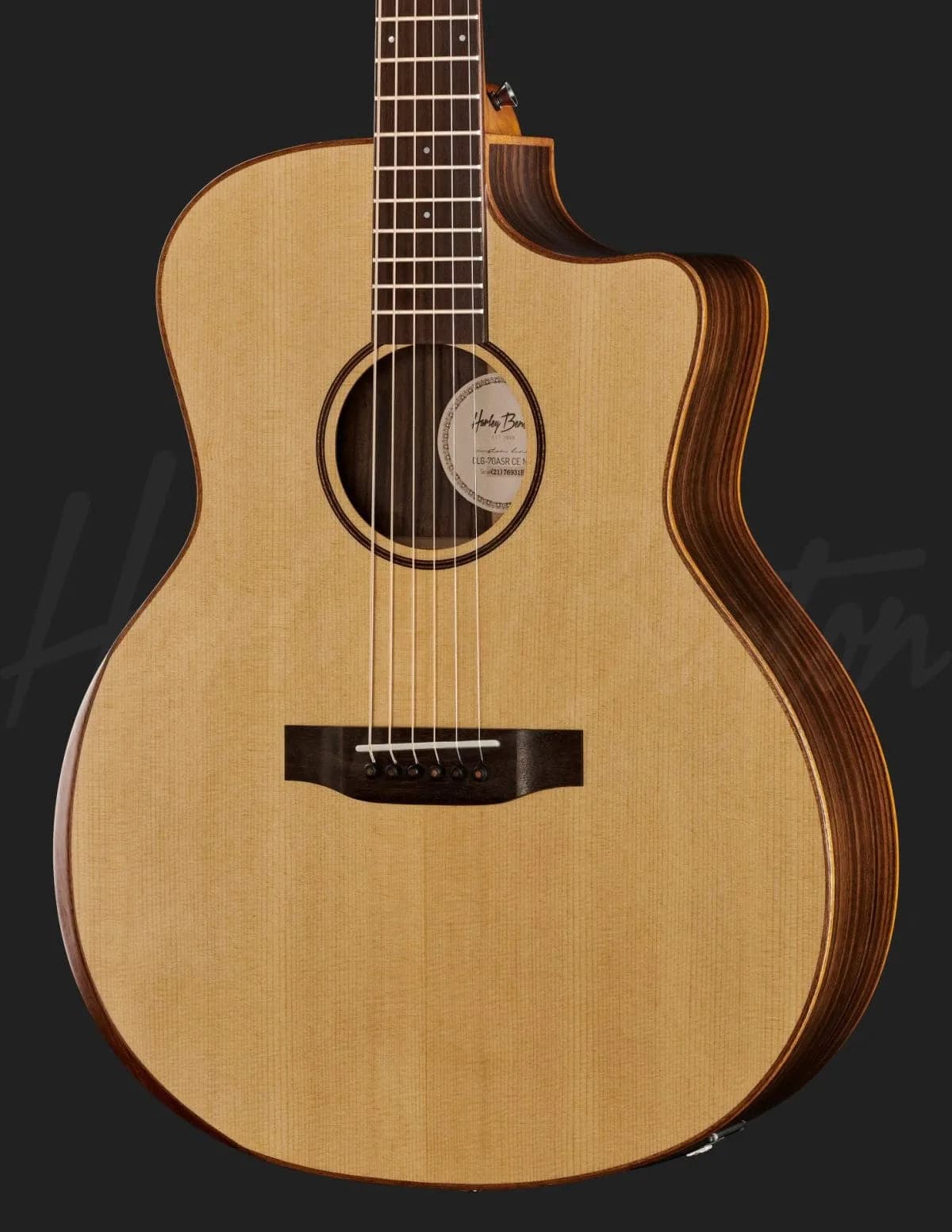 Harley Benton CLG-70ASR CE NAT — photo 3