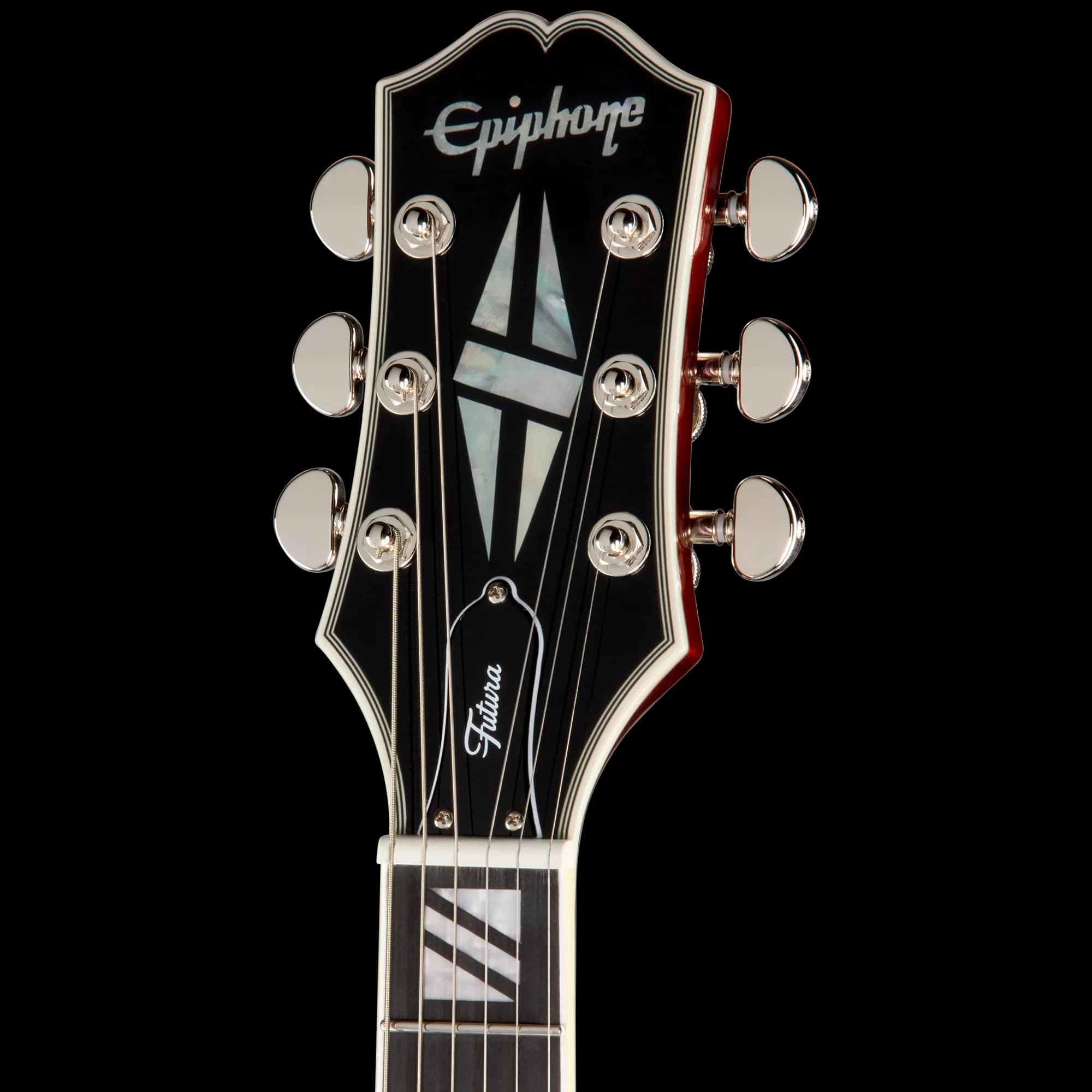Epiphone Futura Les Paul Custom, Midnight Ember Shift — photo 4