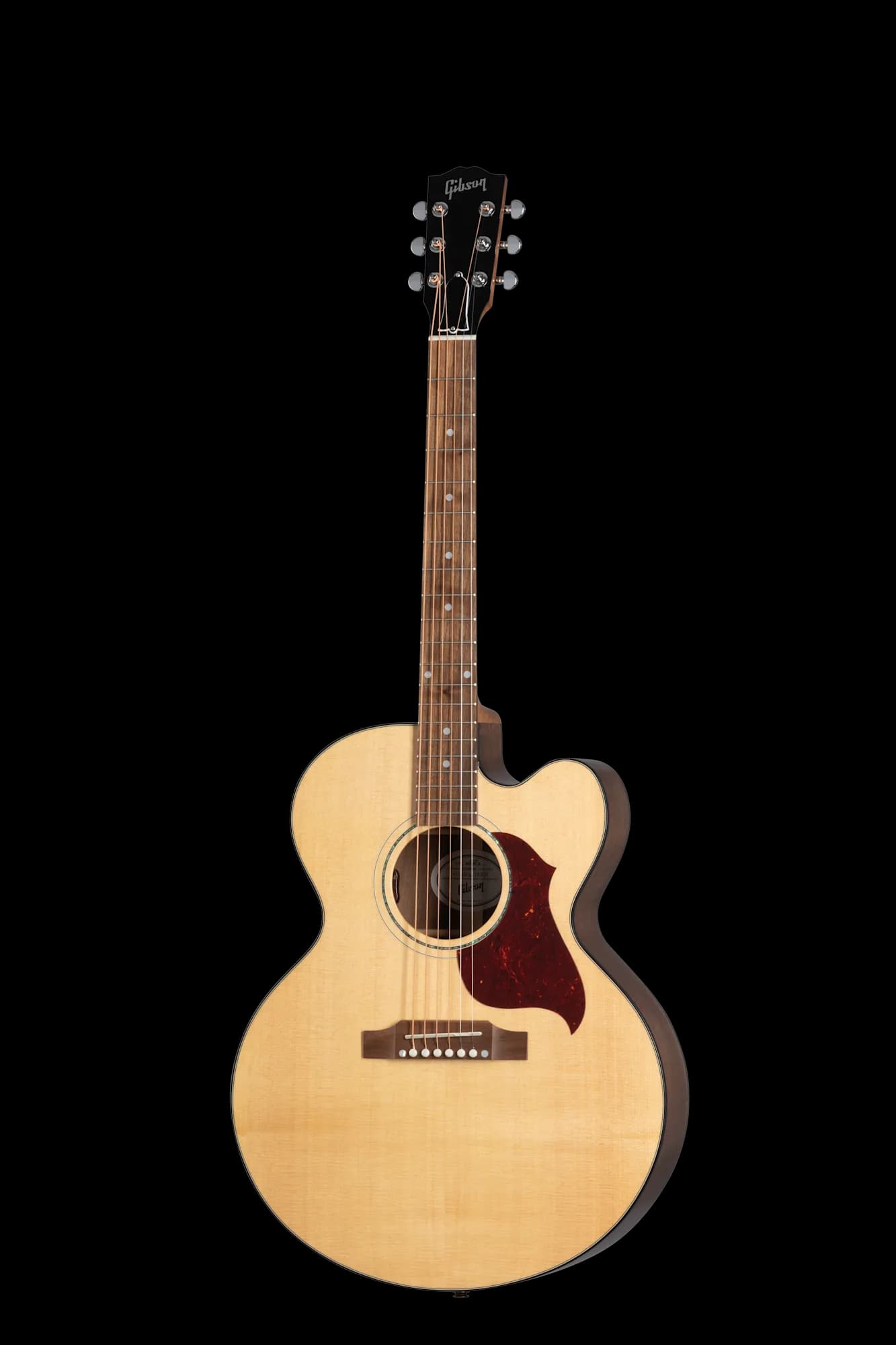Gibson J-185 EC Modern Walnut, Left-Handed, Antique Natural — photo 2