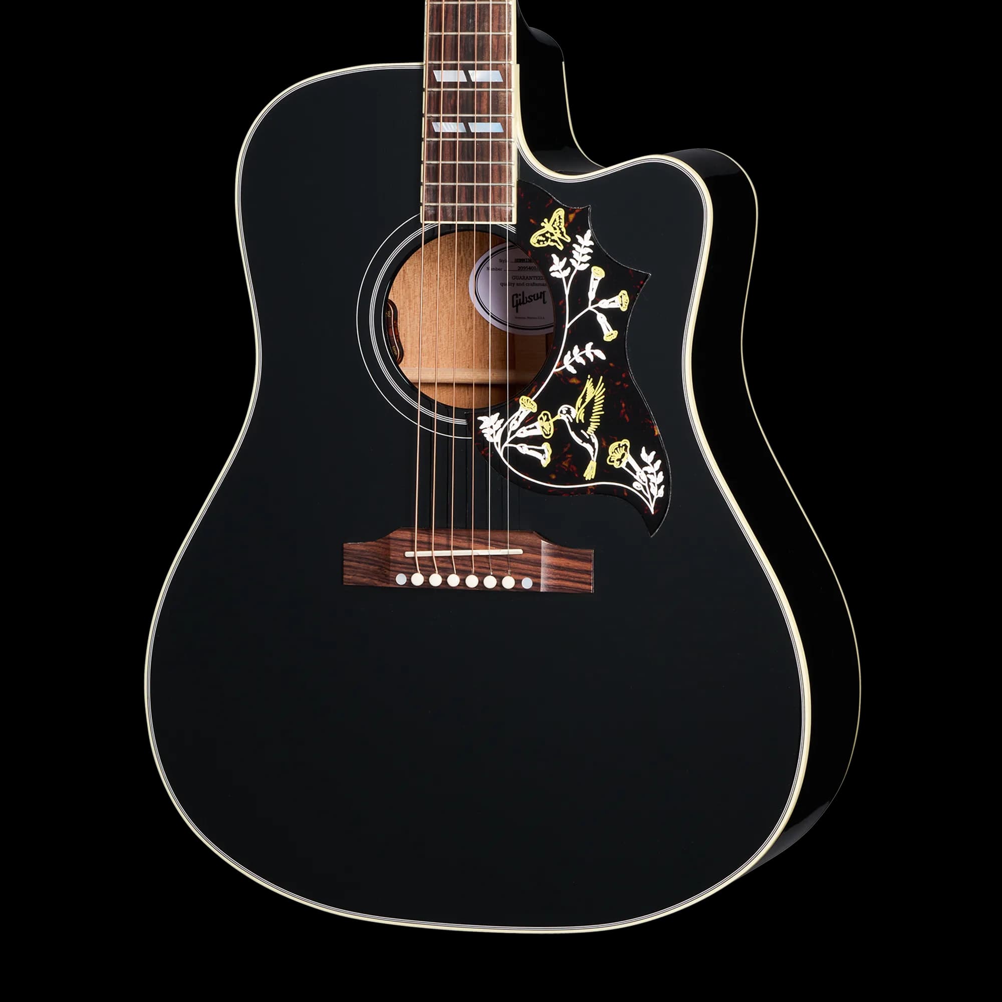 Gibson Hummingbird Standard EC, Ebony, Exclusive